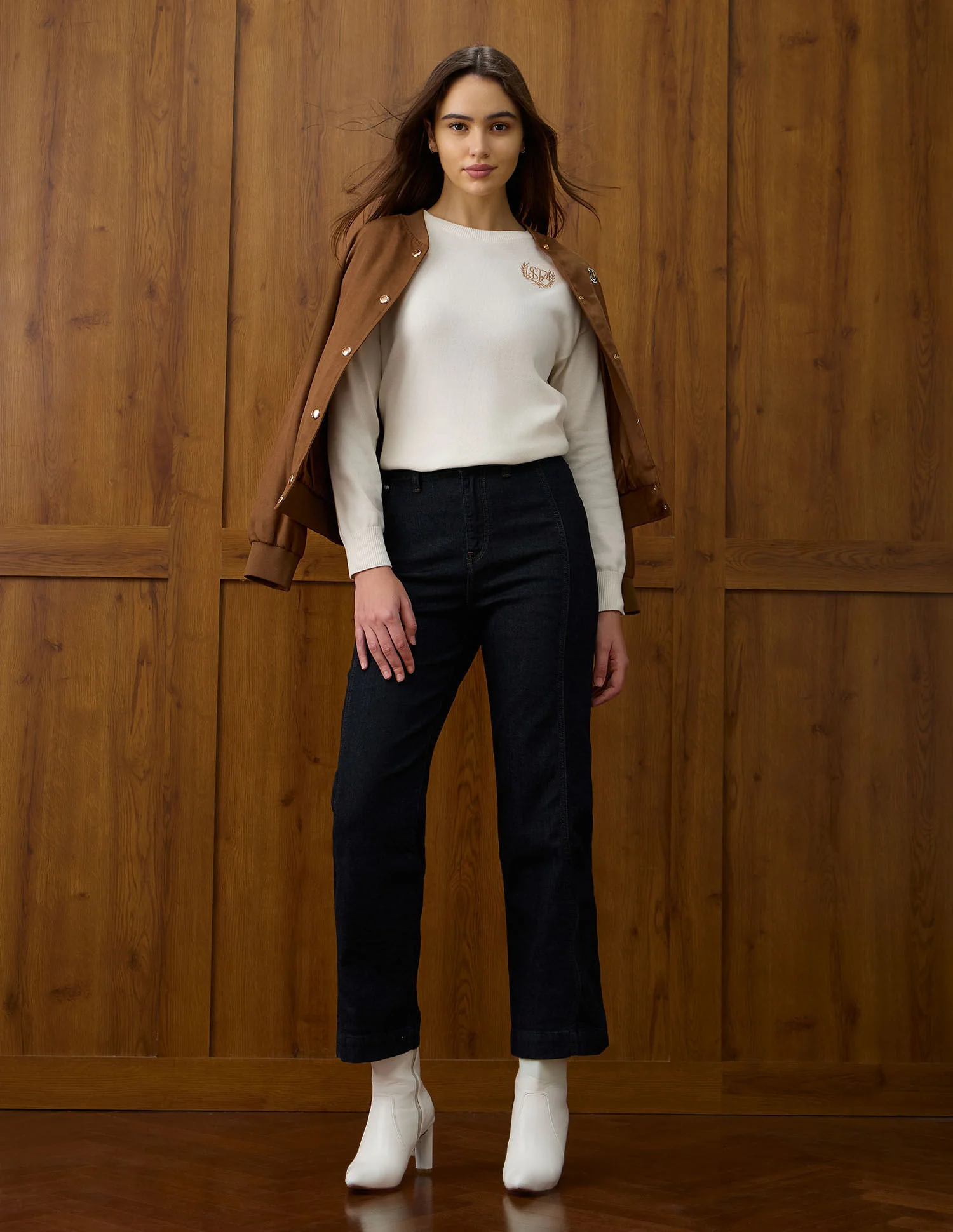 High Rise Straight Fit Jeans - Image 3