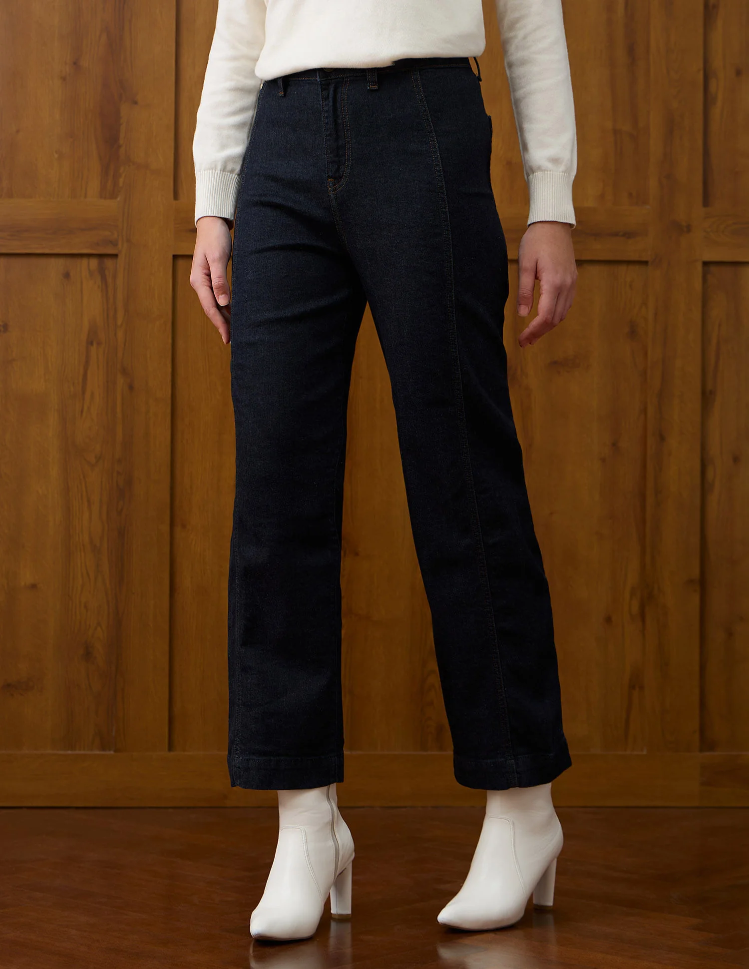 High Rise Straight Fit Jeans - Image 6