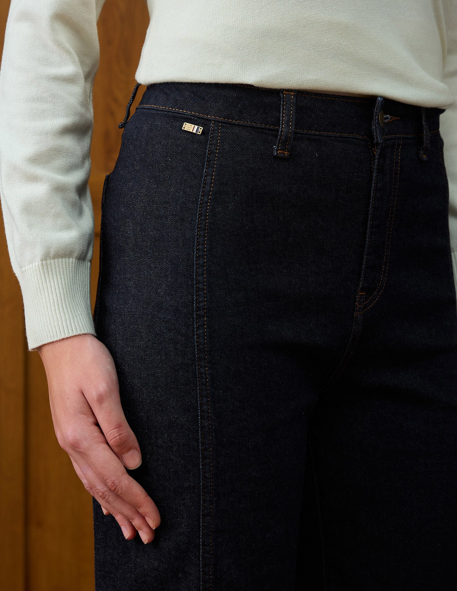High Rise Straight Fit Jeans - Image 7