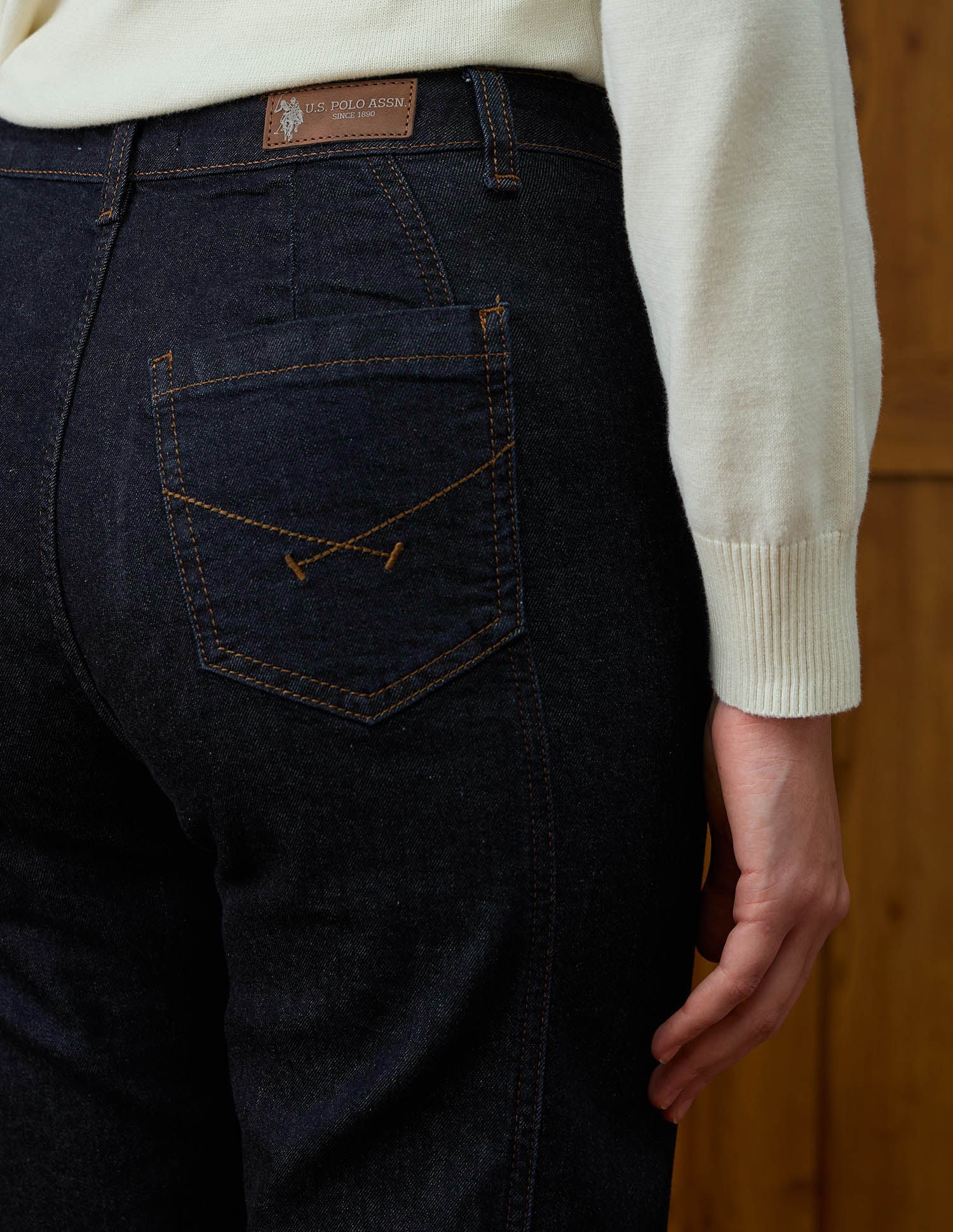 High Rise Straight Fit Jeans - Image 8