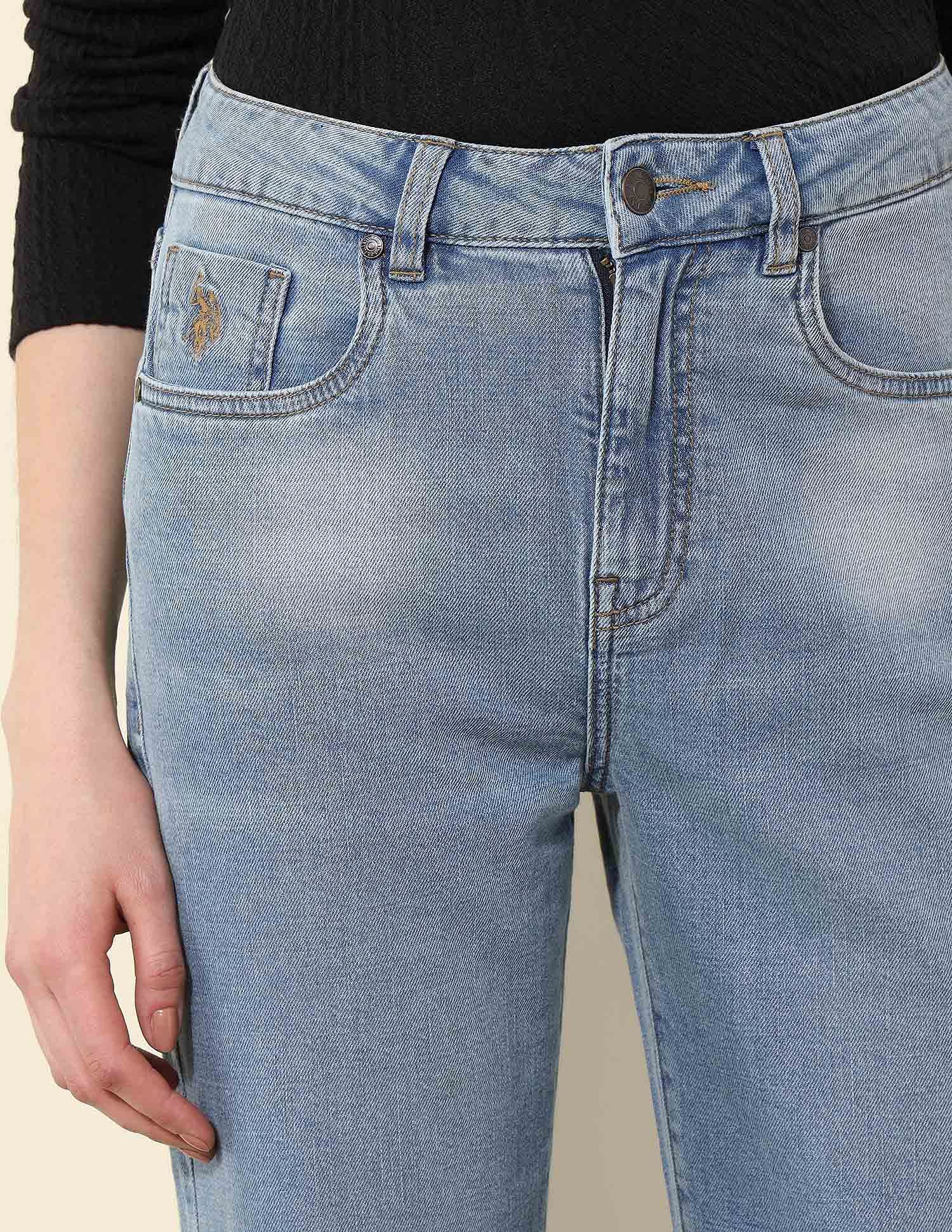 High Rise Straight Fit Jeans - Image 13