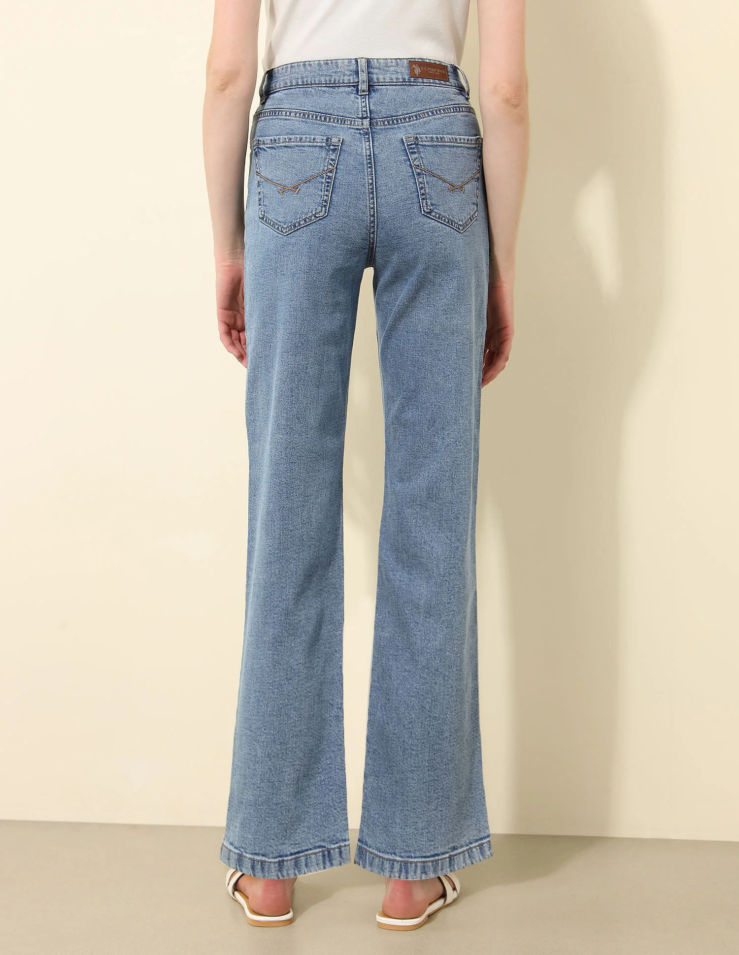 High Rise Straight Fit Jeans - Image 8