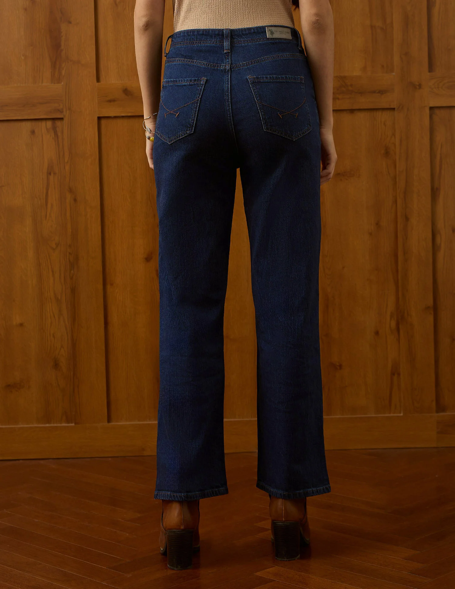 High Rise Straight Fit Jeans - Image 5