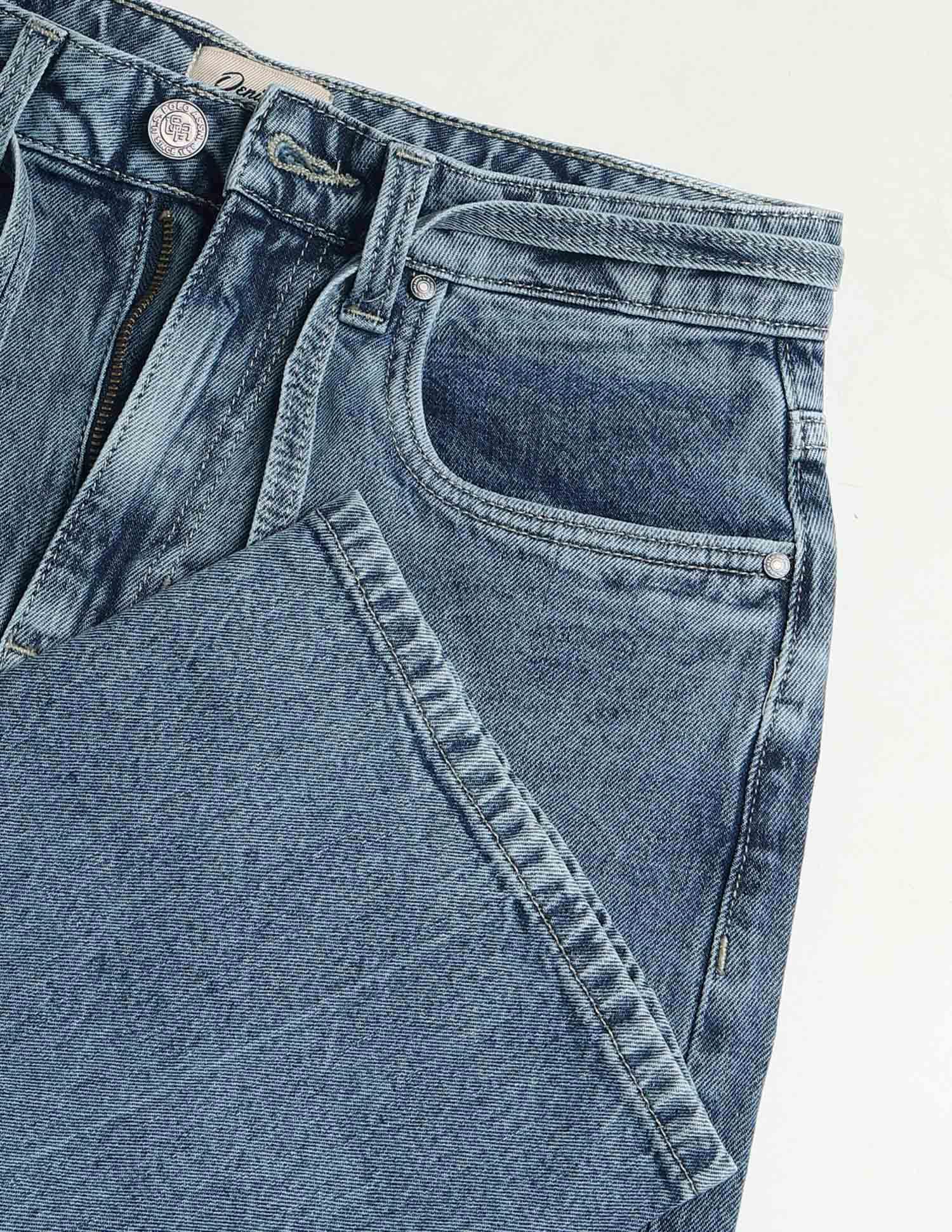 High Rise Straight Fit Jeans - Image 2