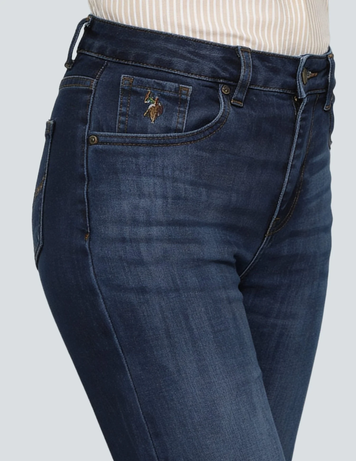 High Rise Straight Fit Jeans - Image 6