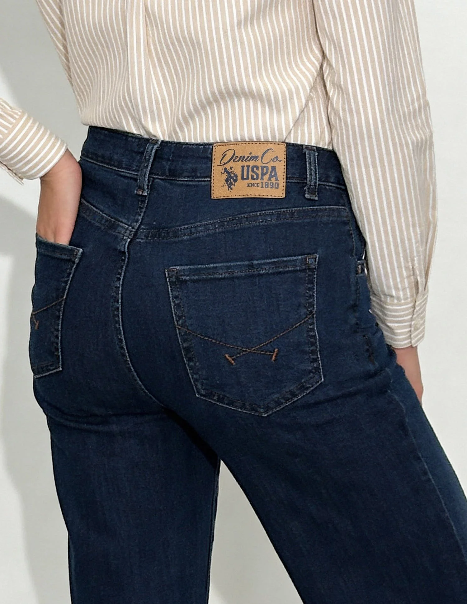 High Rise Straight Fit Jeans - Image 7