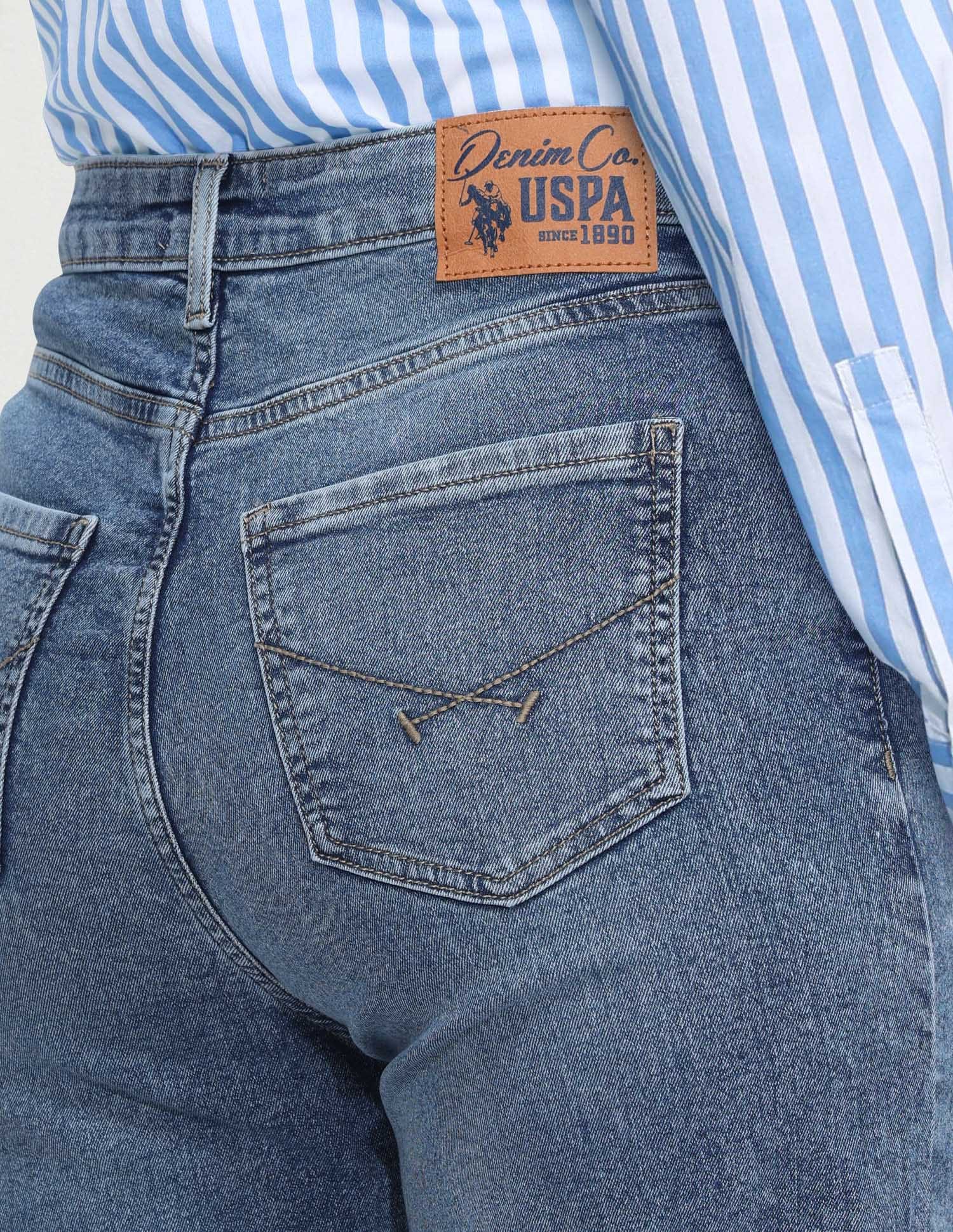 High Rise Straight Fit Jeans - Image 7