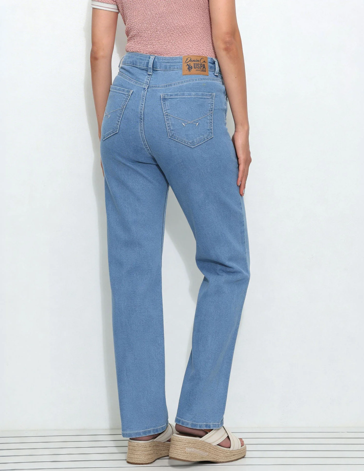 High Rise Straight Fit Jeans - Image 5
