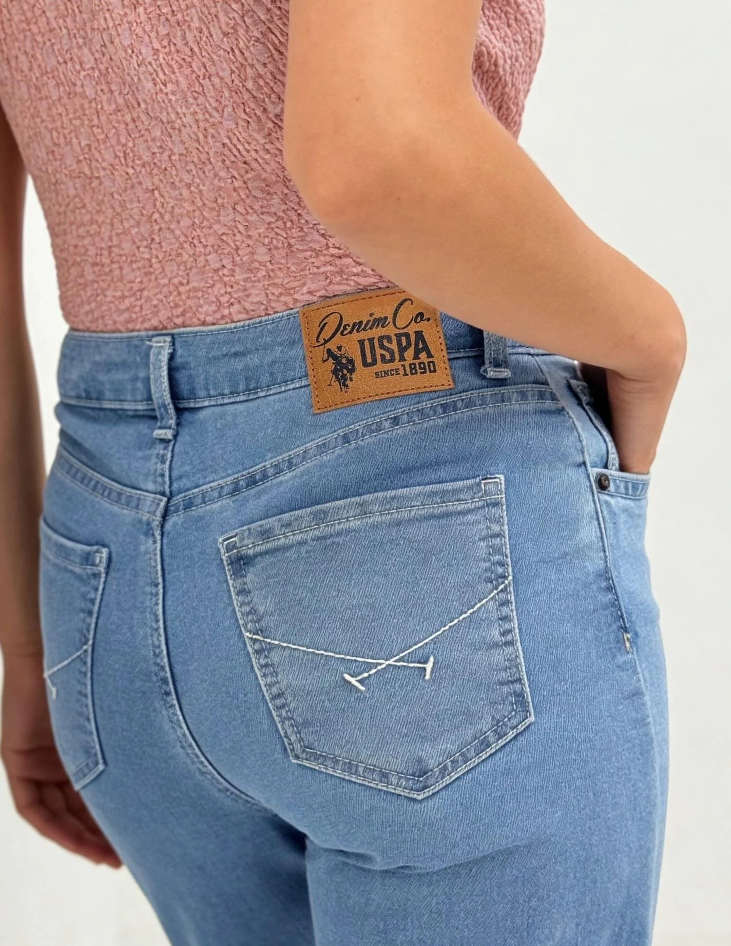 High Rise Straight Fit Jeans - Image 7