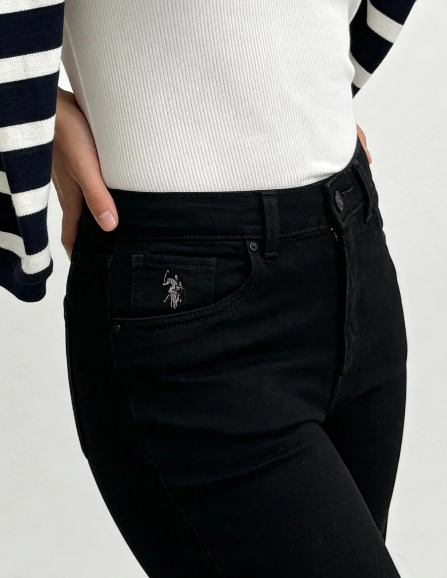 High Rise Straight Fit Jeans - Image 6