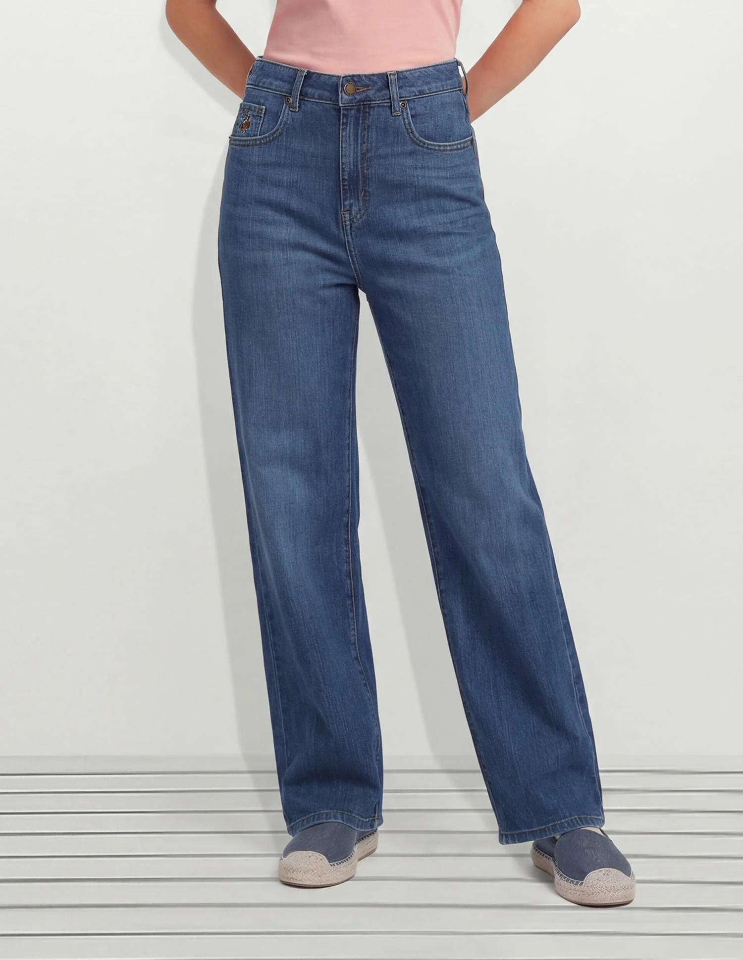 High Rise Straight Fit Jeans - Image 5