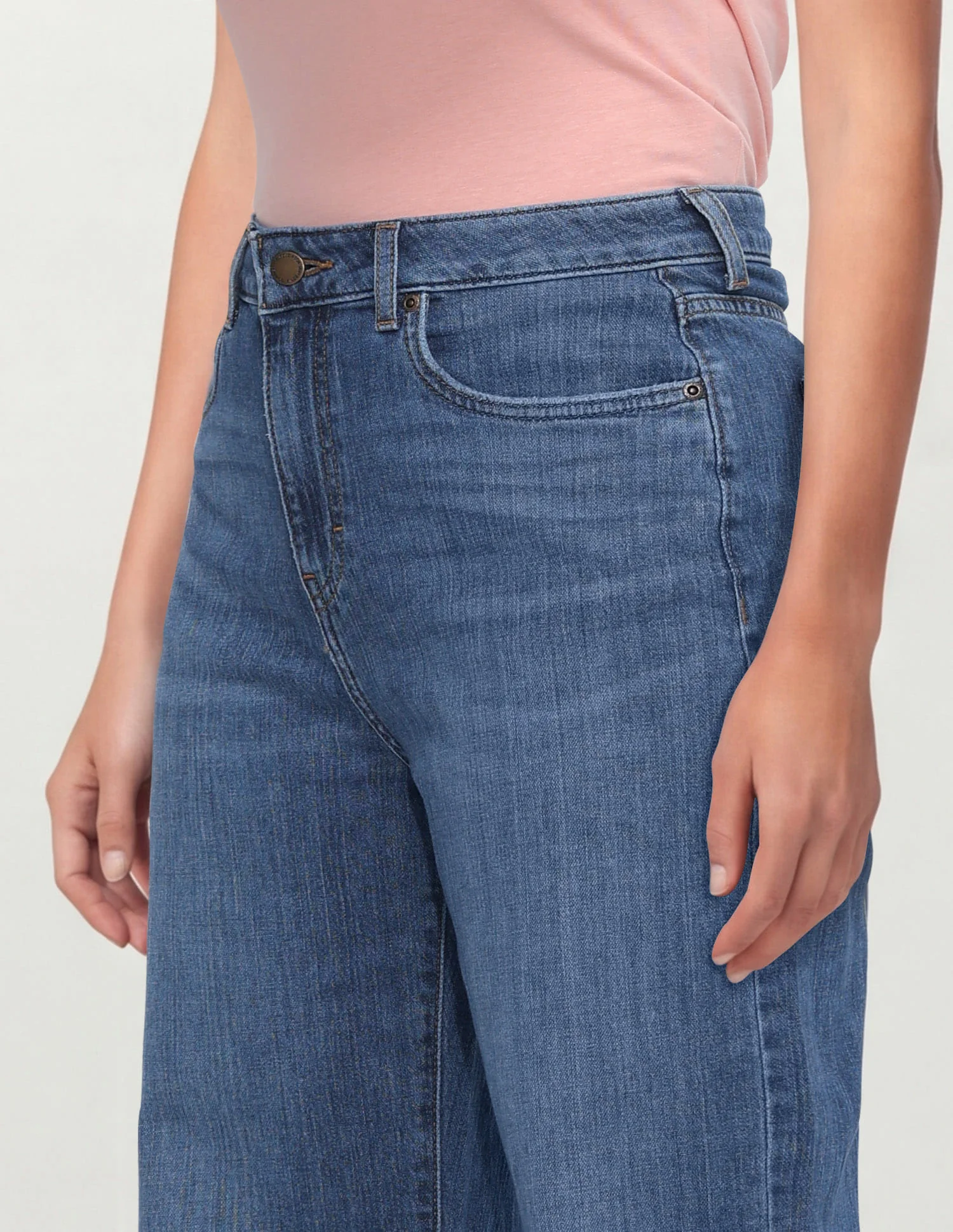 High Rise Straight Fit Jeans - Image 6
