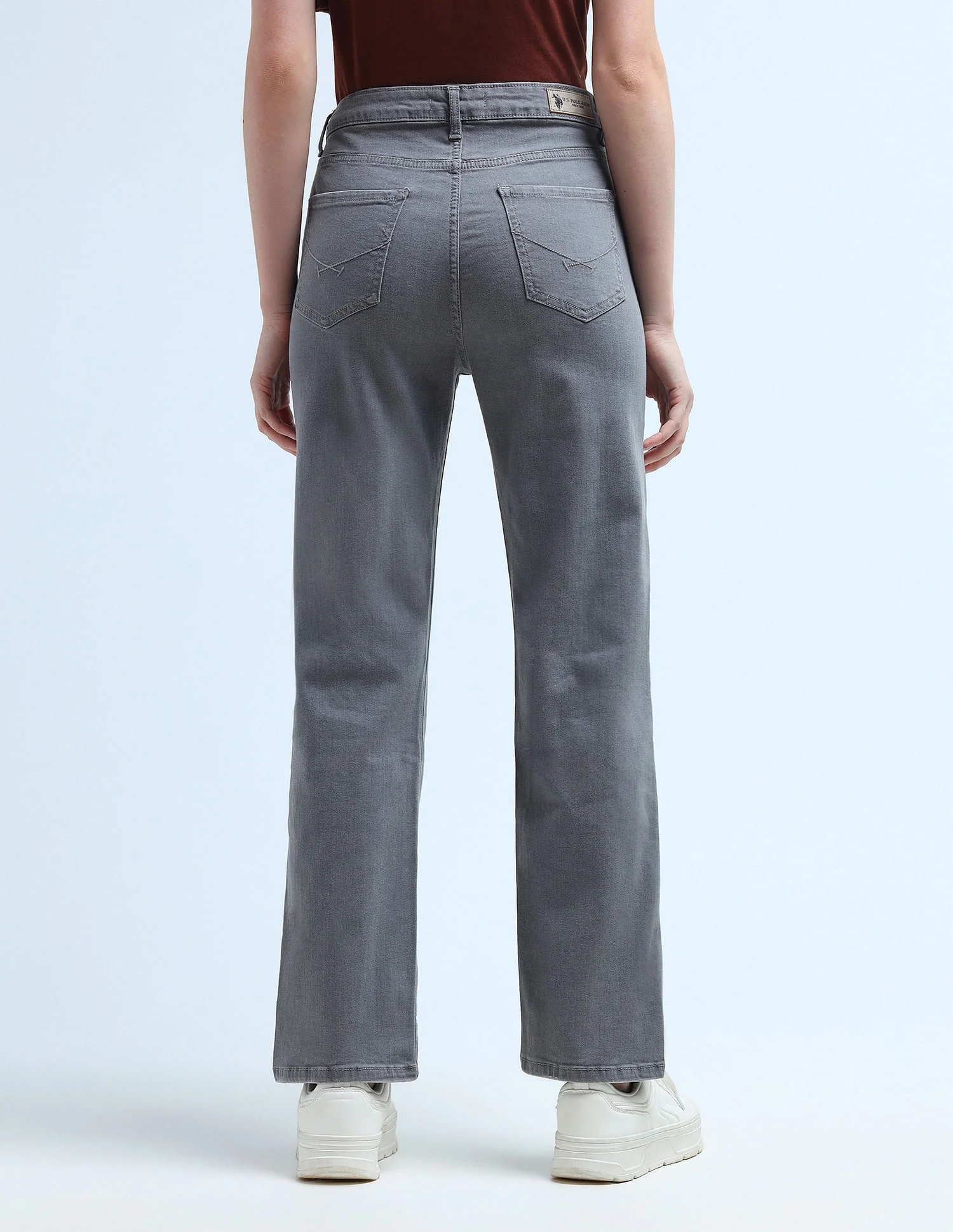 High Rise Straight Fit Jeans - Image 5