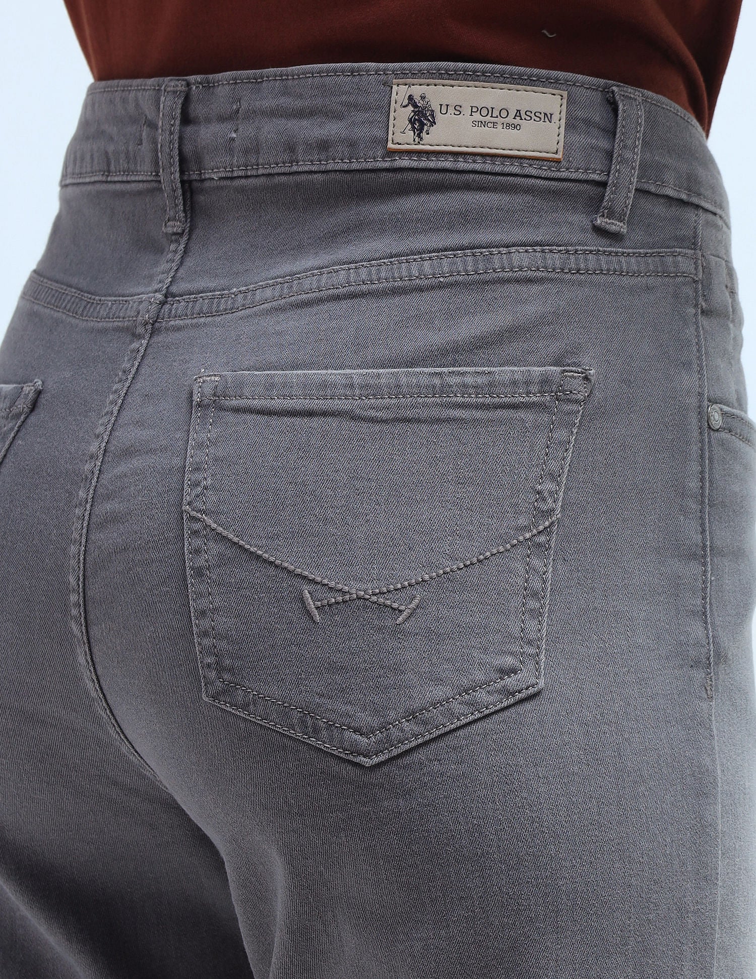 High Rise Straight Fit Jeans - Image 8