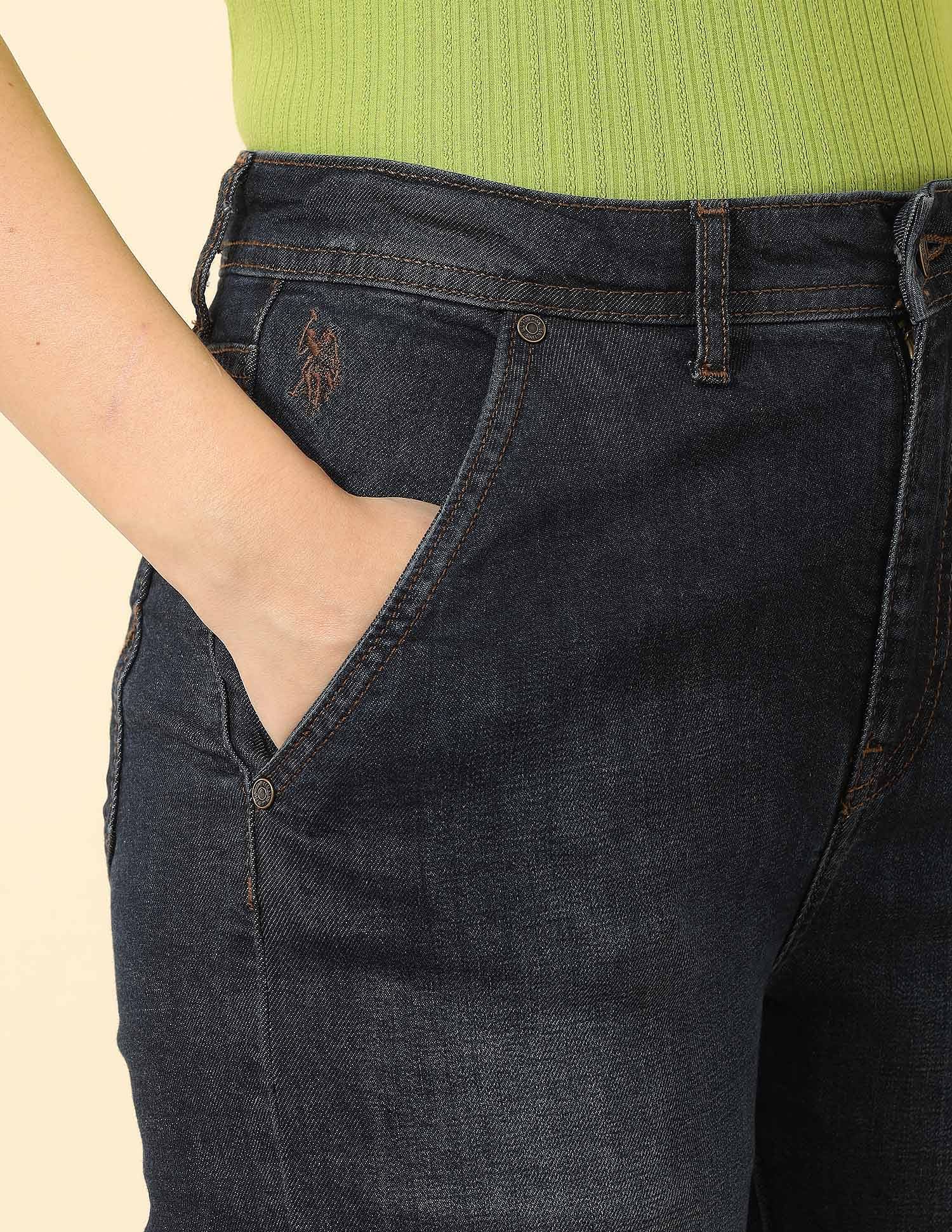 High Rise Straight Fit Jeans - Image 7