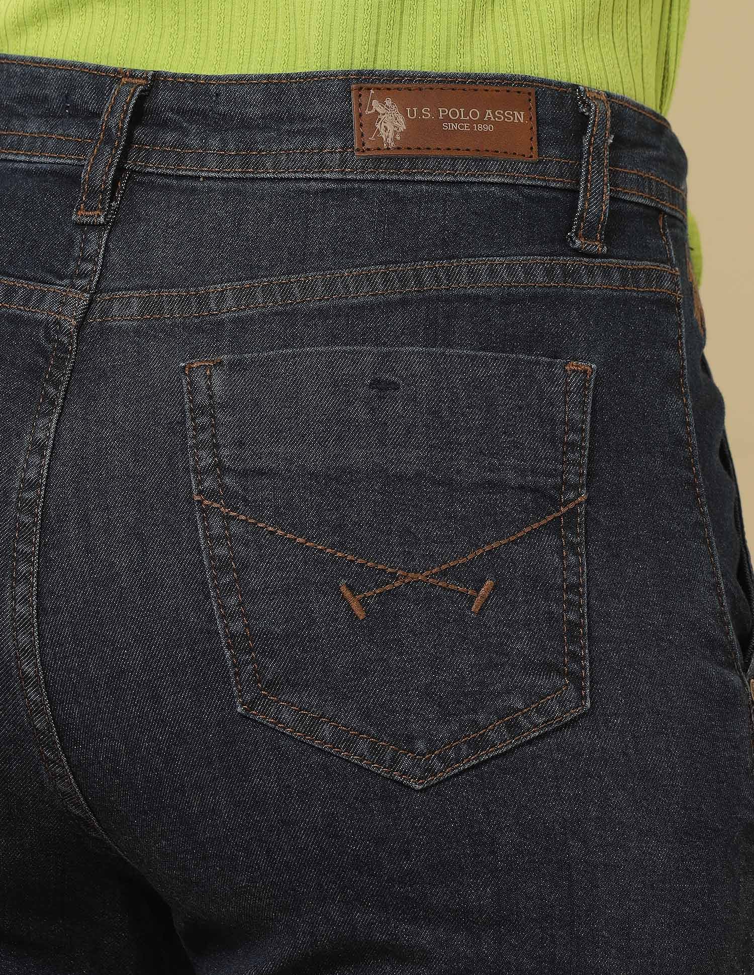 High Rise Straight Fit Jeans - Image 8