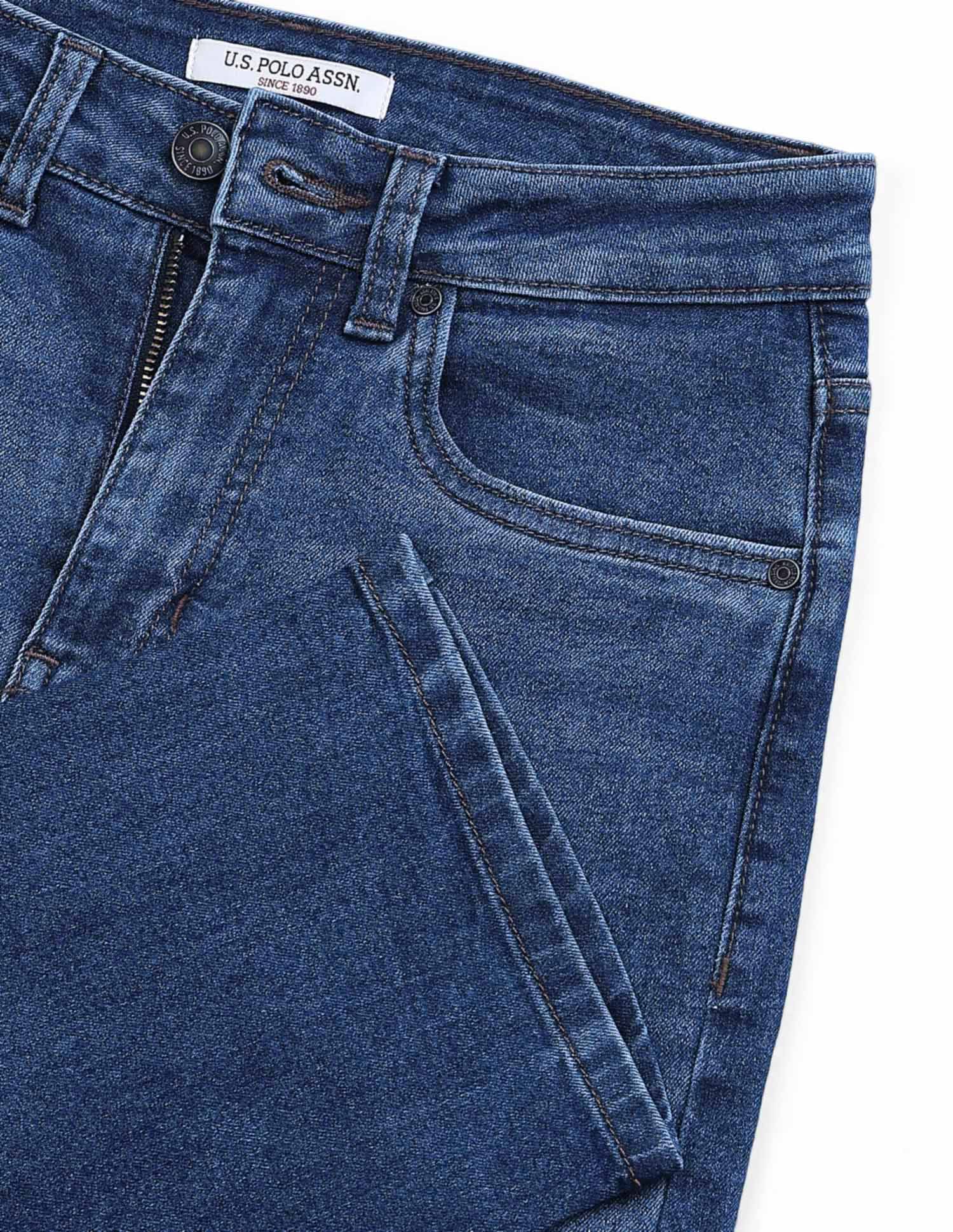 High Rise Straight Fit Jeans - Image 2