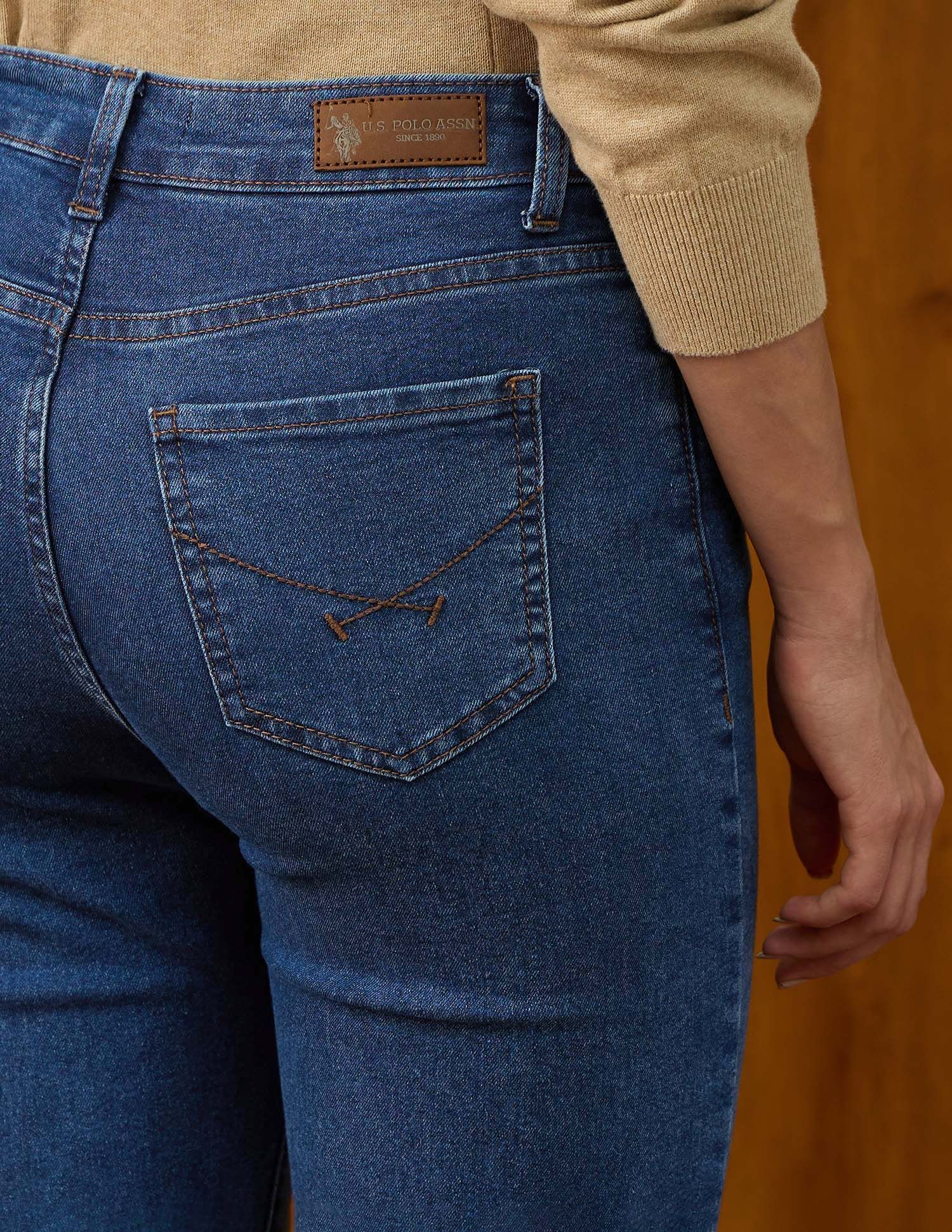High Rise Straight Fit Jeans - Image 8