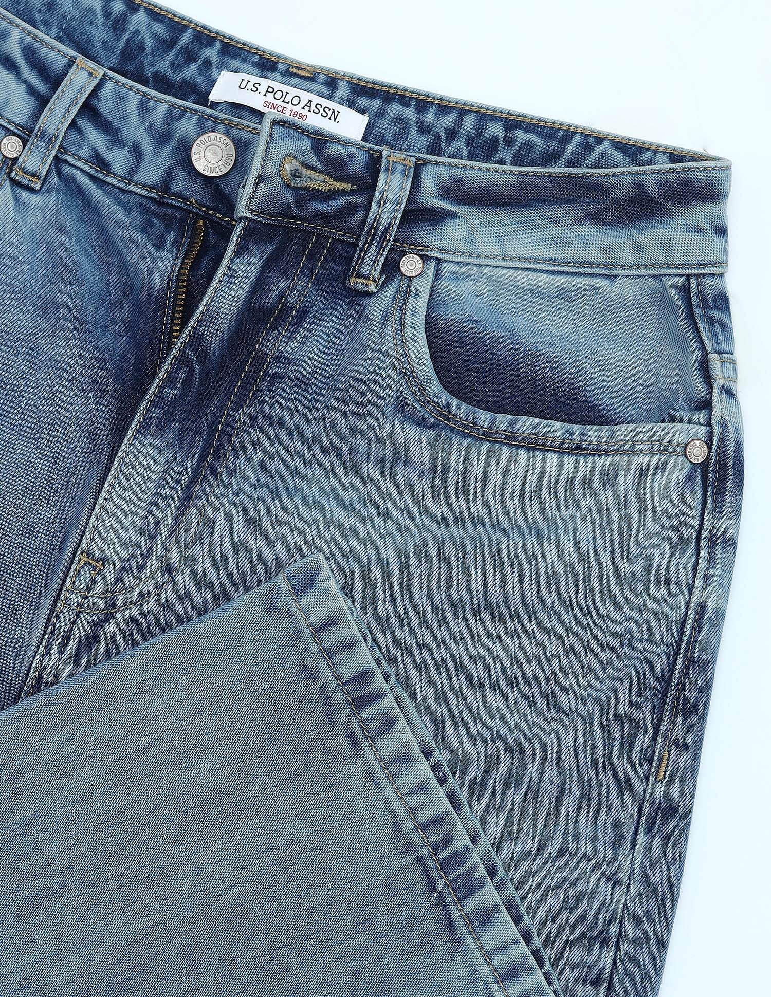 High Rise Straight Fit Jeans - Image 2