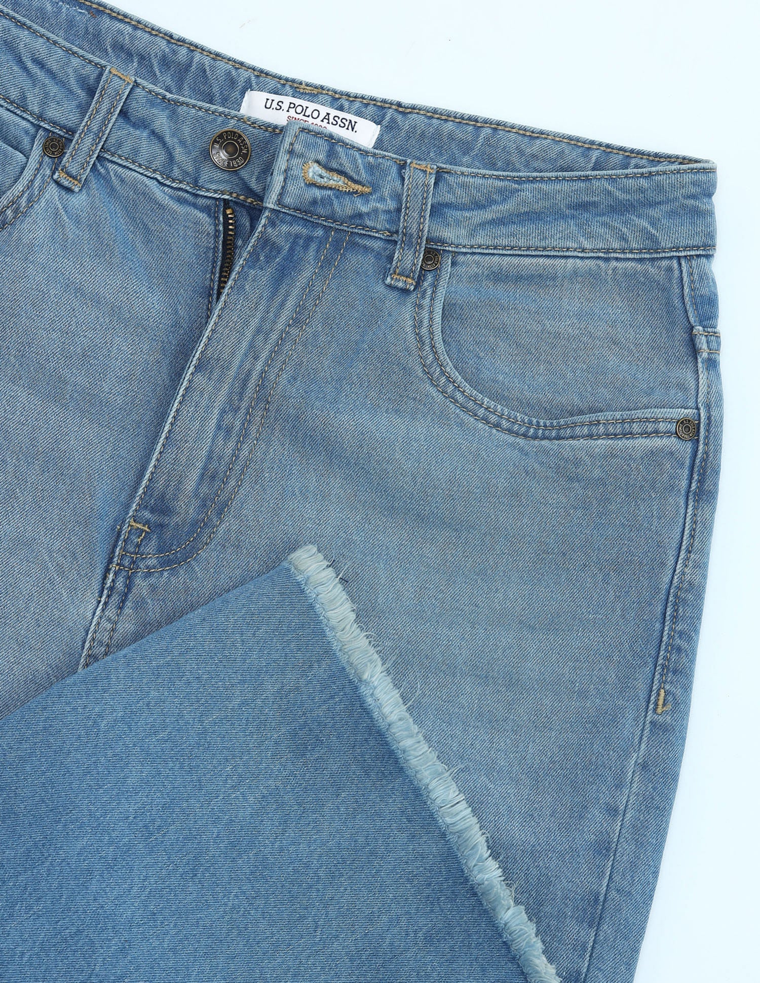 High Rise Straight Fit Jeans - Image 2