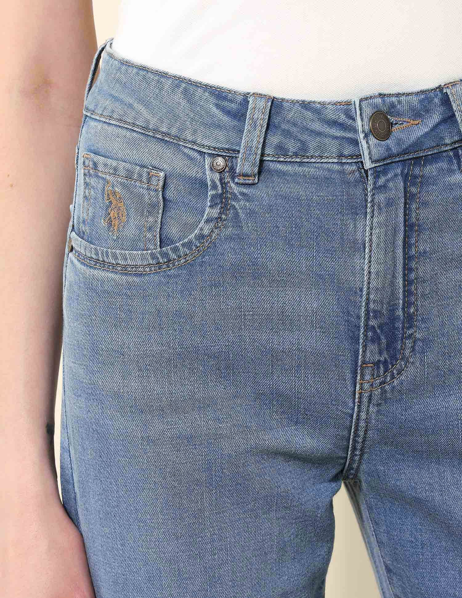 High Rise Straight Fit Jeans - Image 12