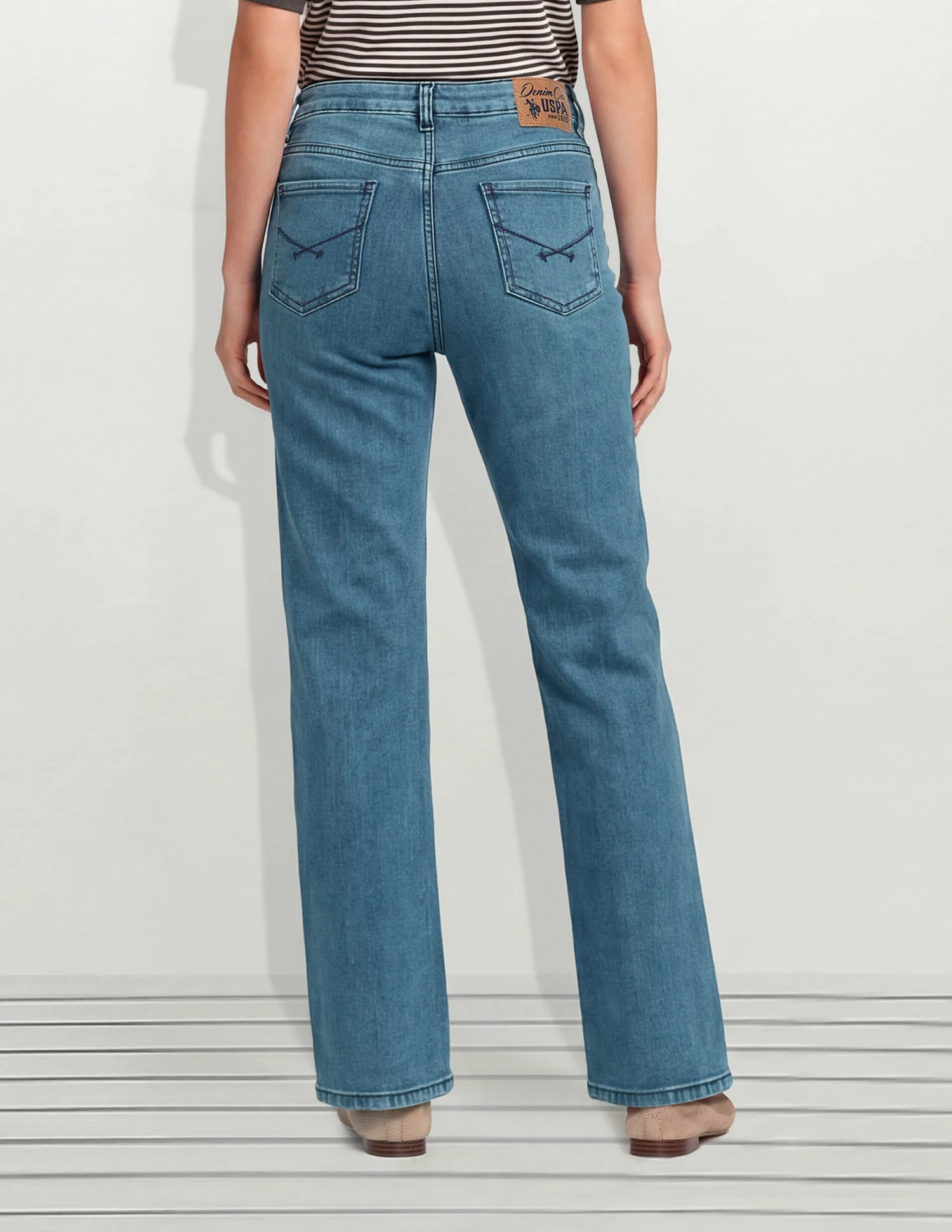 High Rise Straight Fit Jeans - Image 4