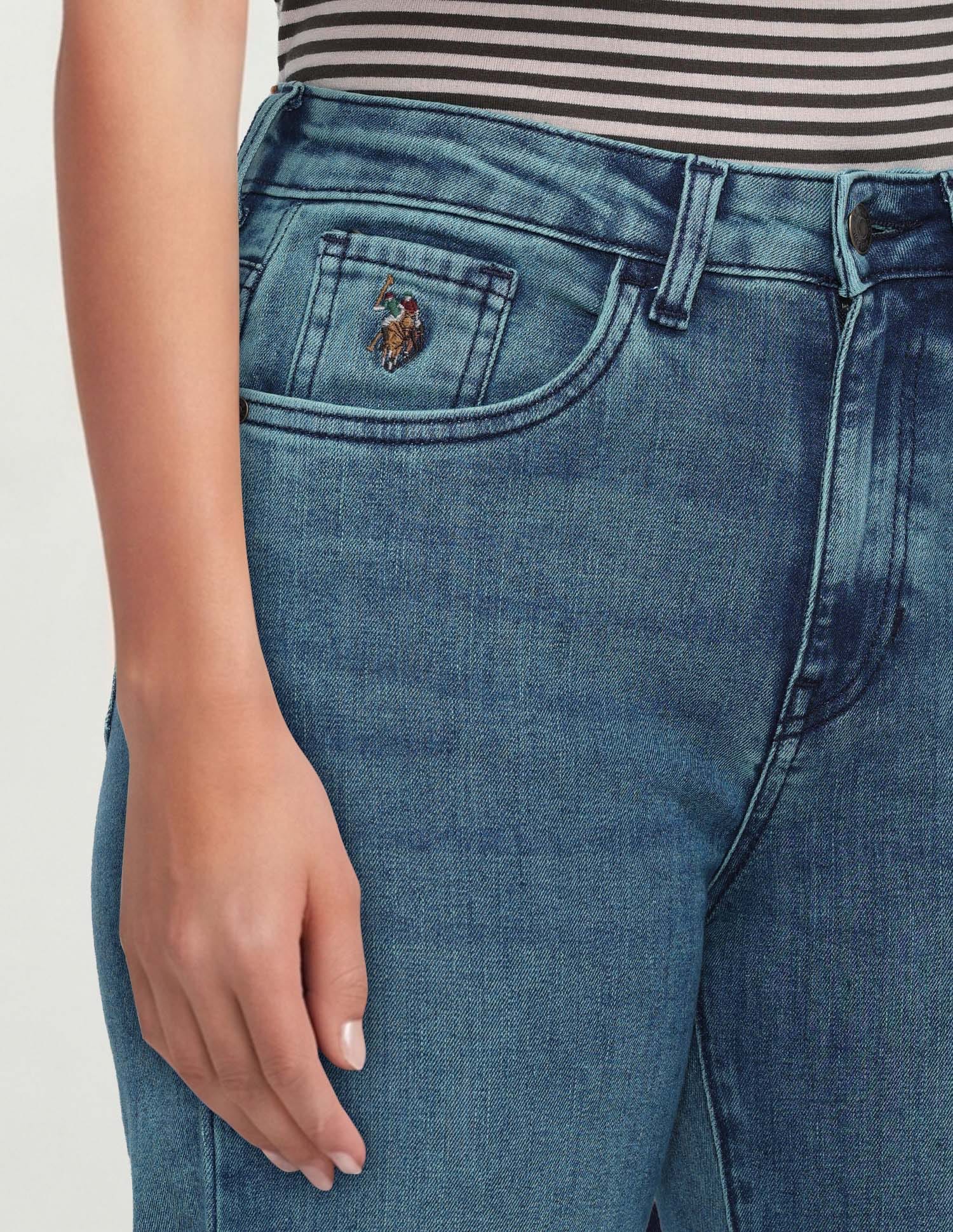 High Rise Straight Fit Jeans - Image 6