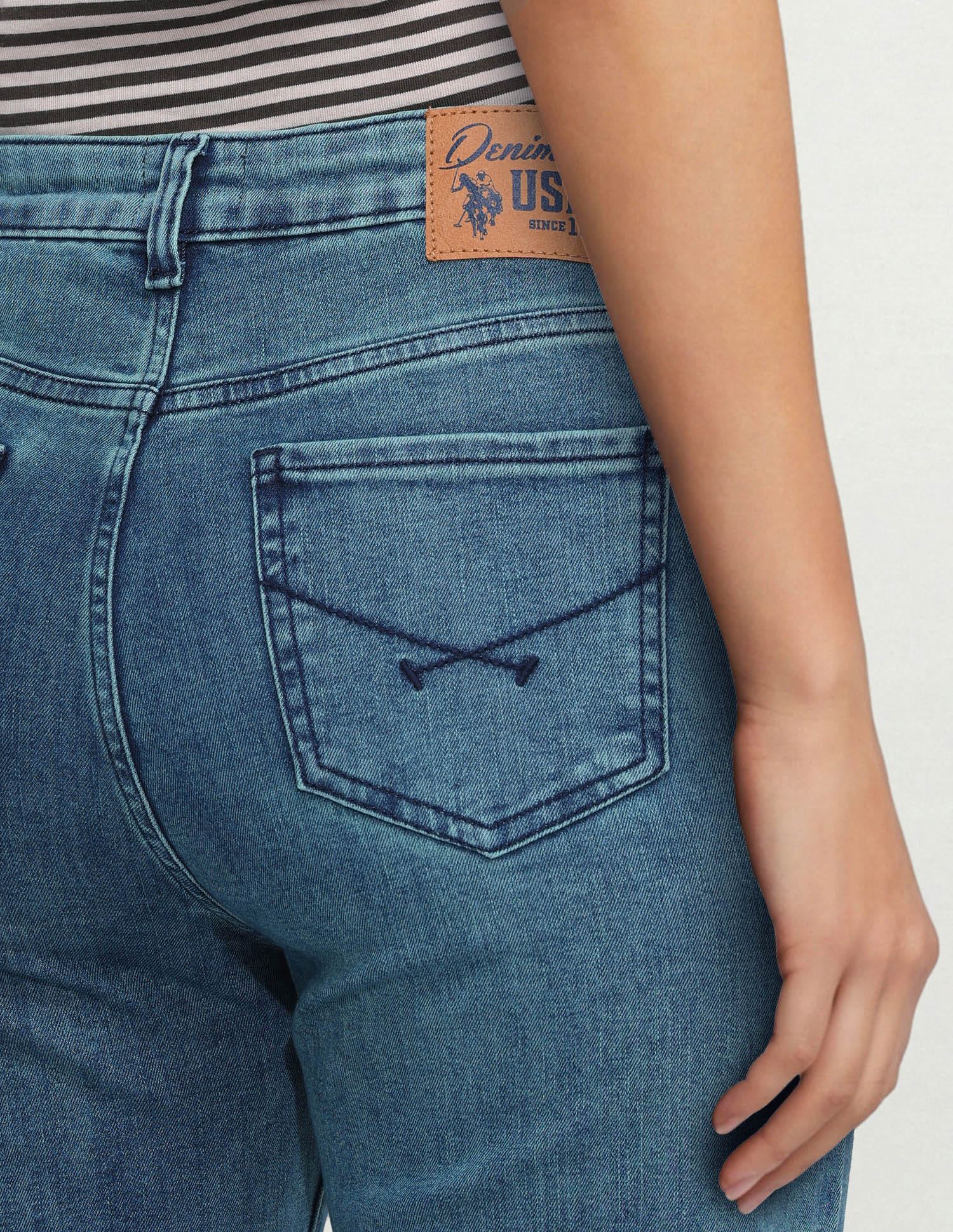 High Rise Straight Fit Jeans - Image 7