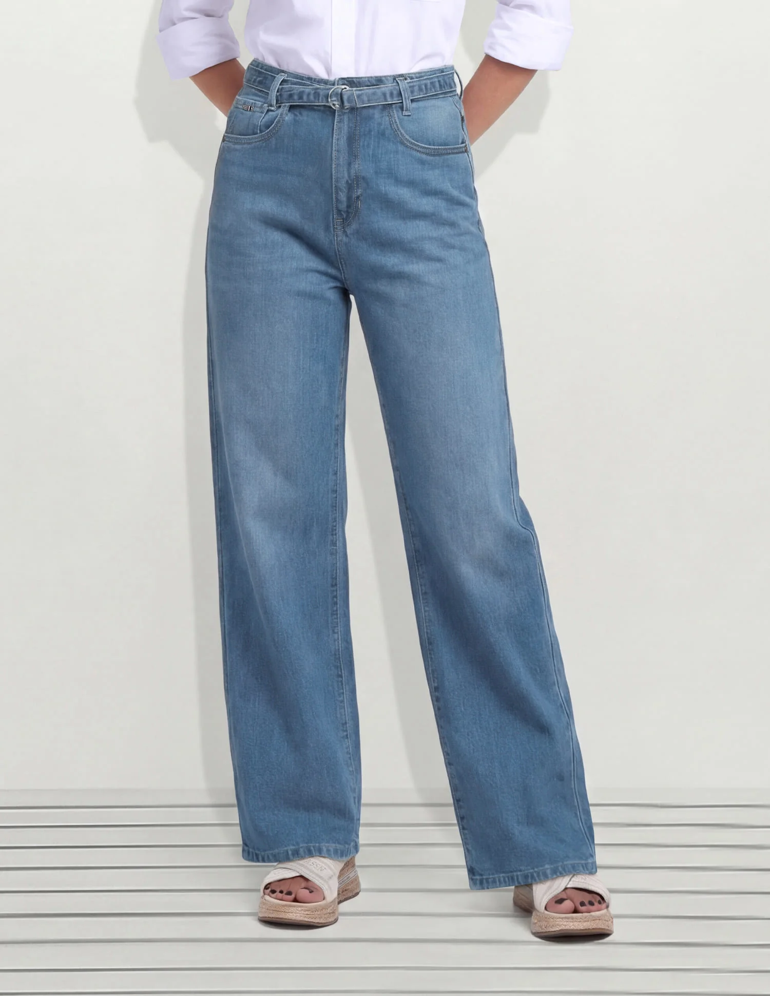 High Rise Straight Fit Jeans - Image 5