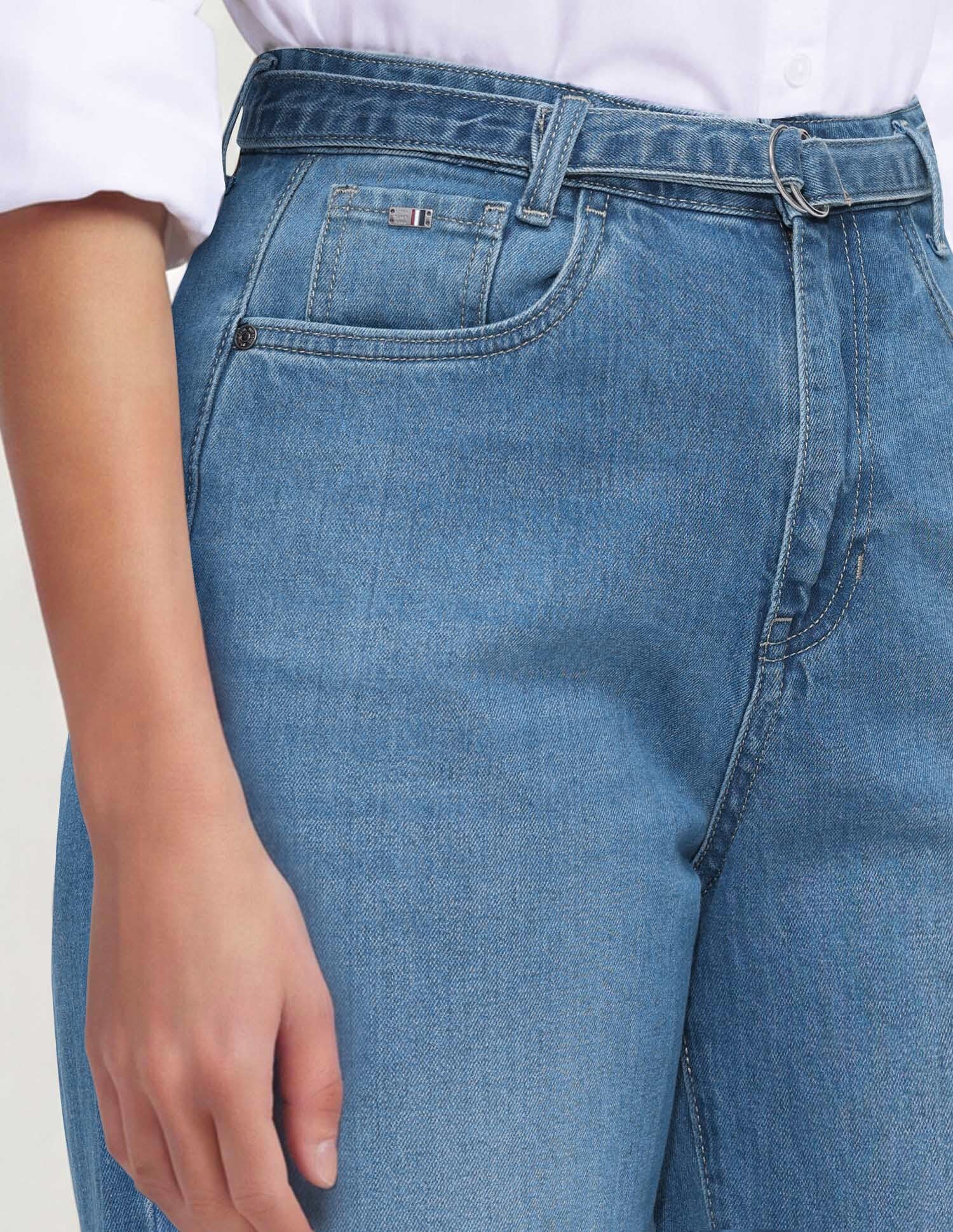 High Rise Straight Fit Jeans - Image 6