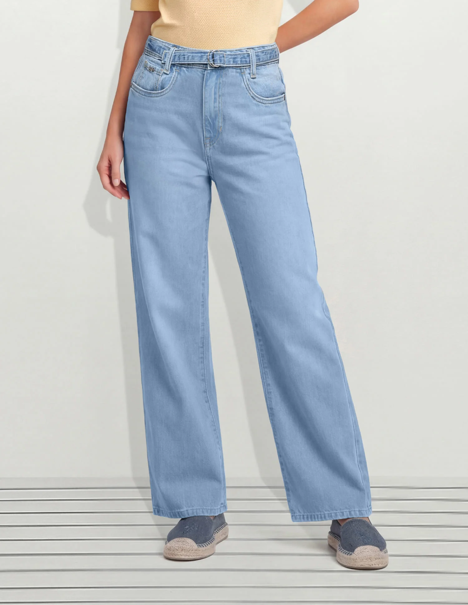 High Rise Straight Fit Jeans - Image 5