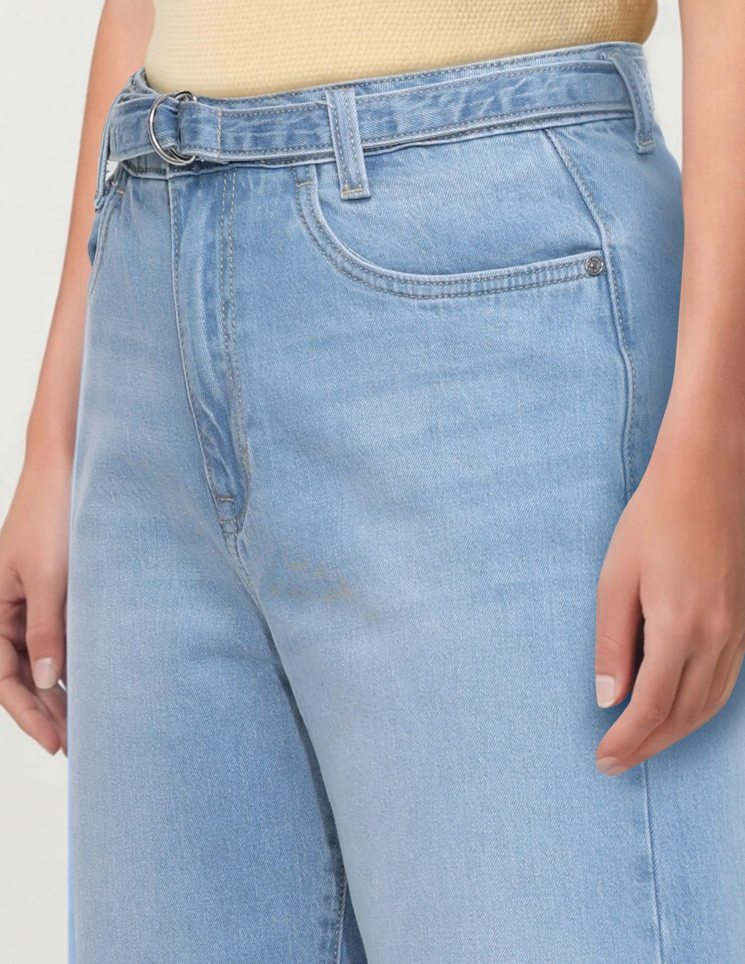 High Rise Straight Fit Jeans - Image 6