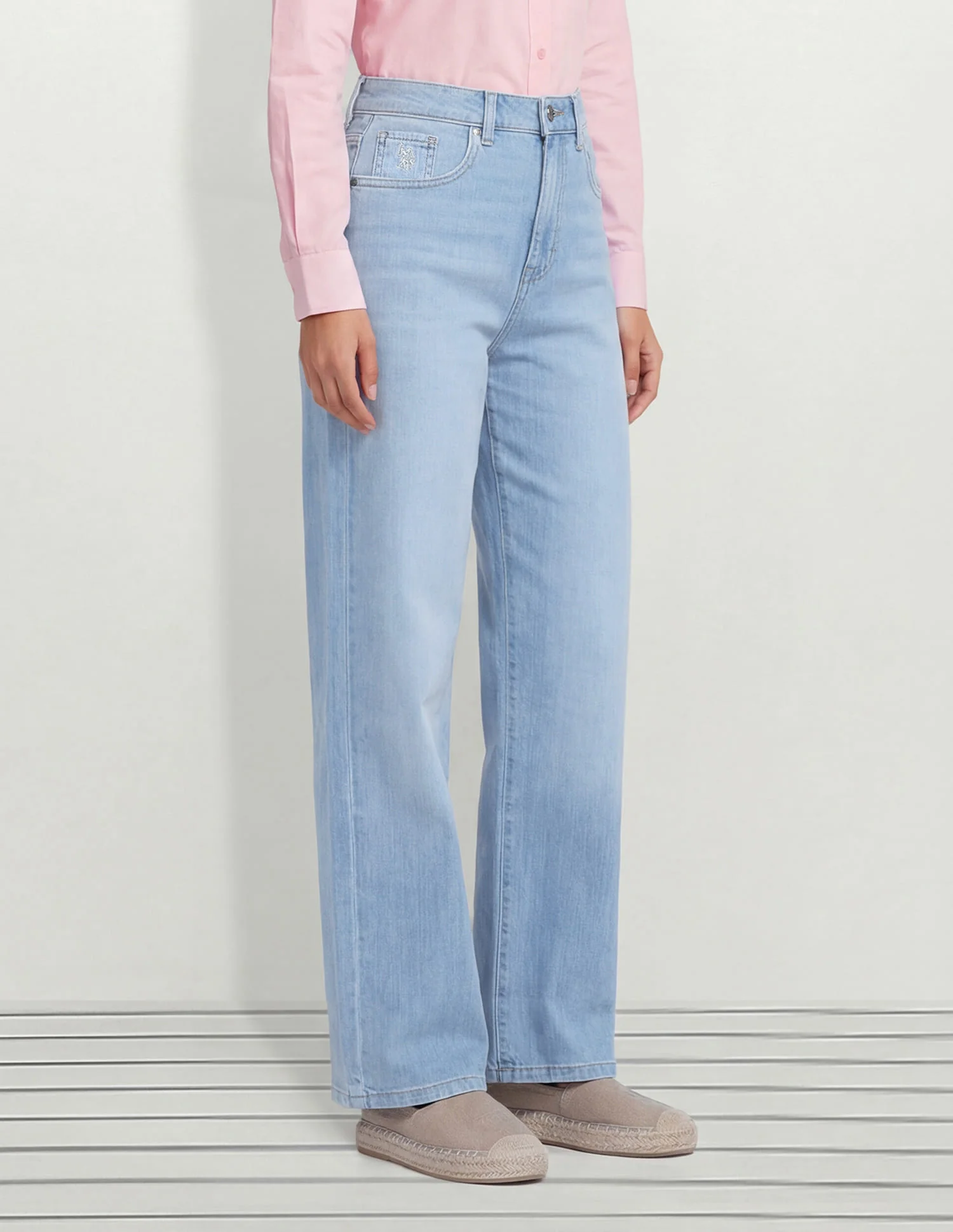High Rise Straight Fit Jeans - Image 3