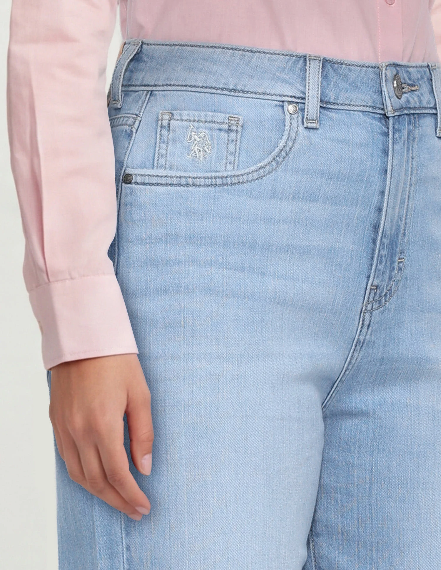 High Rise Straight Fit Jeans - Image 6