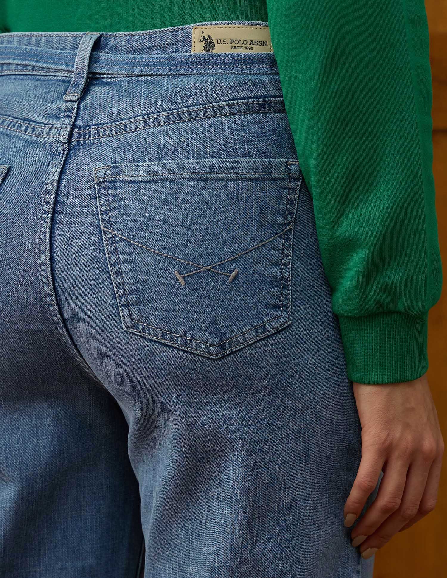High Rise Straight Fit Jeans - Image 8