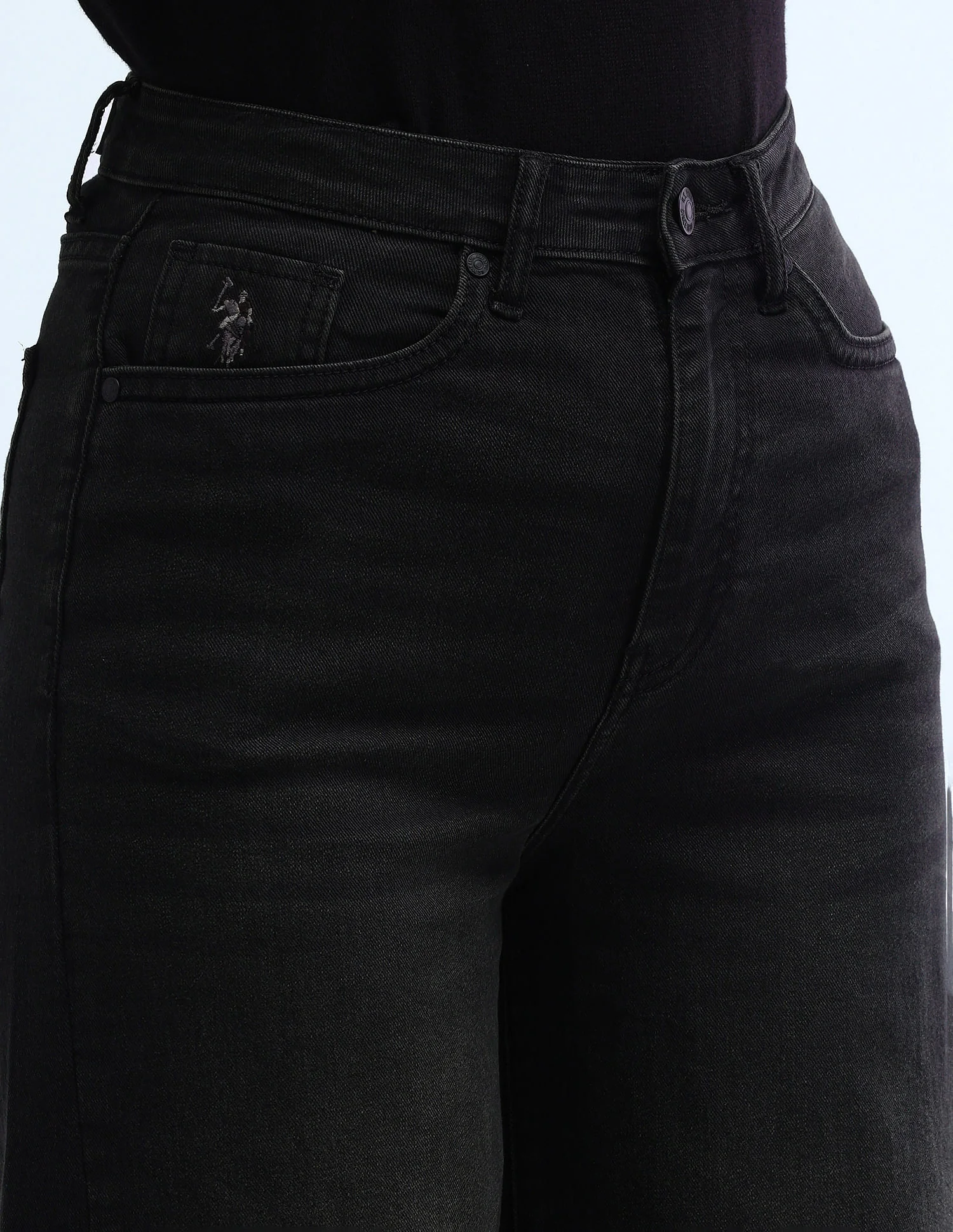 High Rise Stretchable Baggy Jeans - Image 8