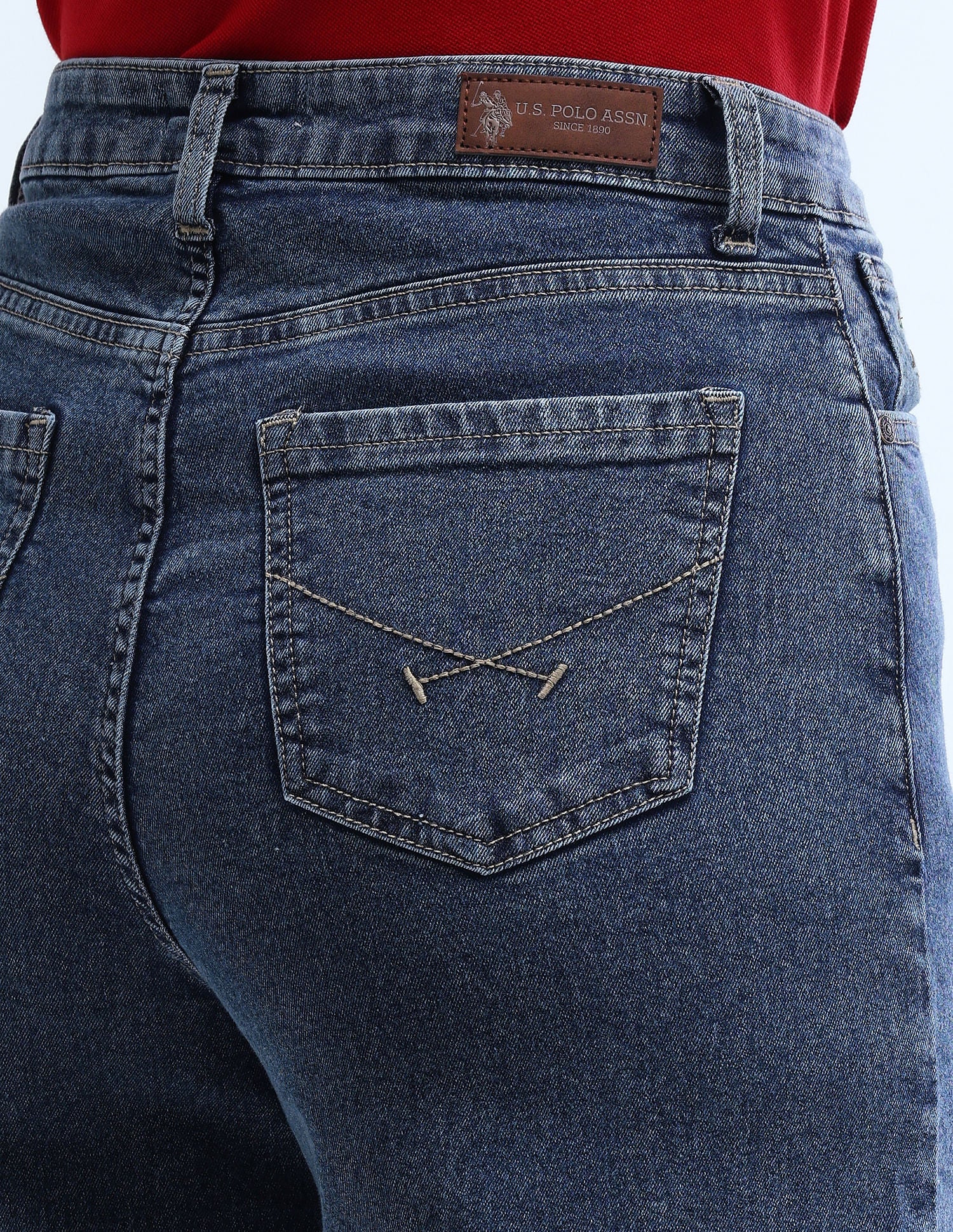 High Rise Stretchable Baggy Jeans - Image 8