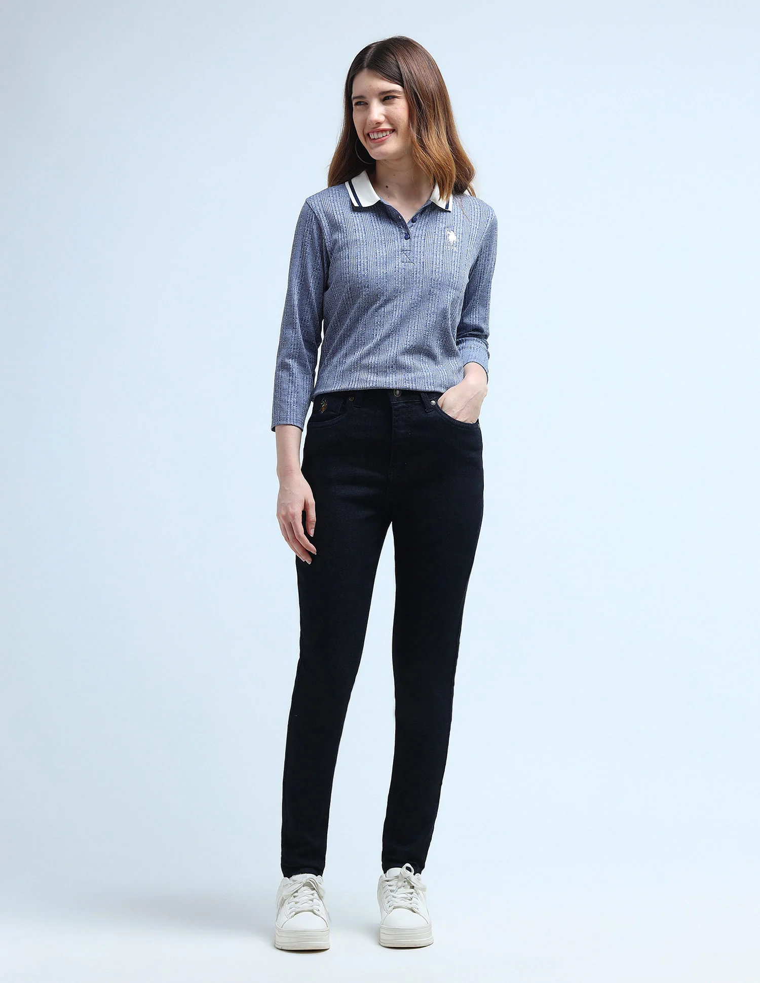High Rise Super Skinny Fit Jeans - Image 3