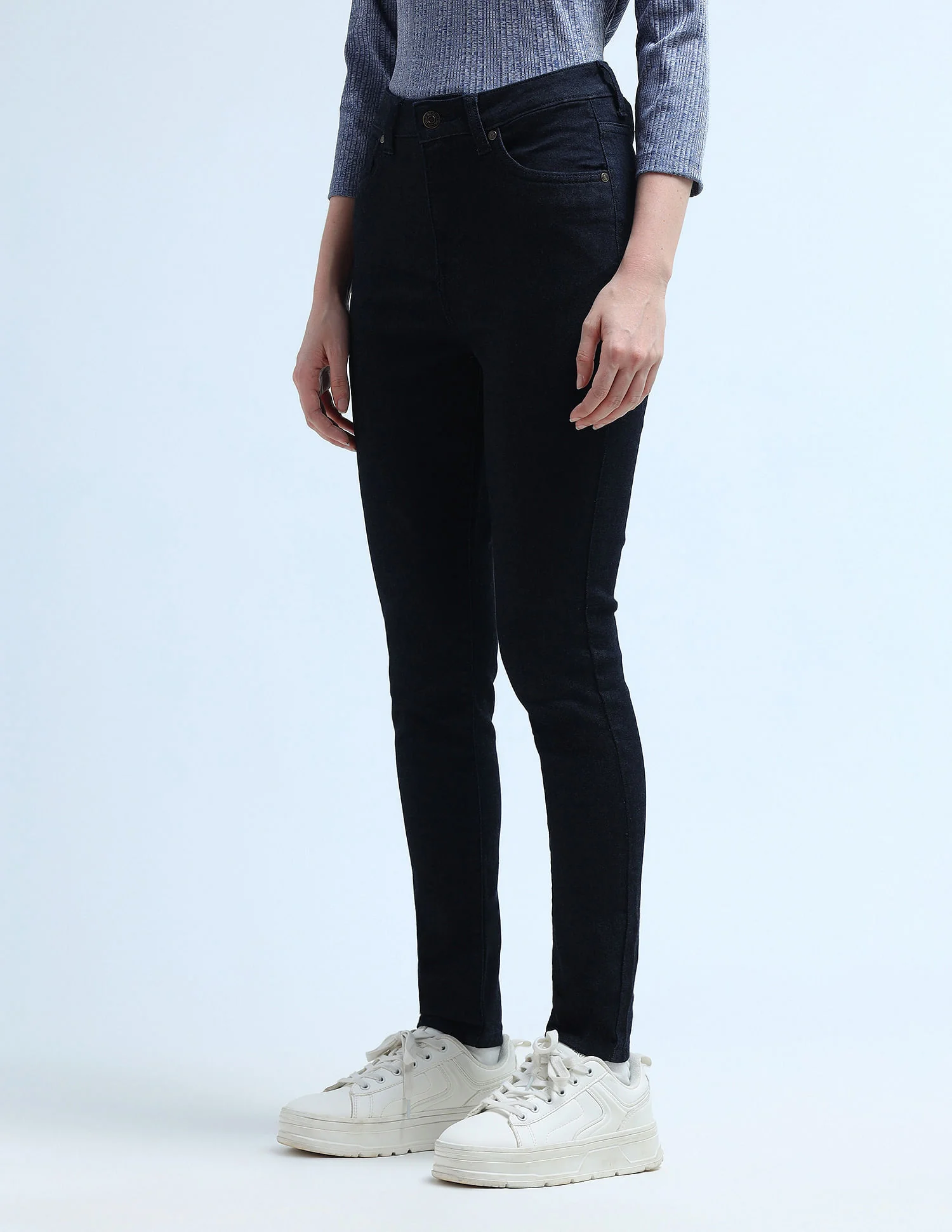 High Rise Super Skinny Fit Jeans - Image 4