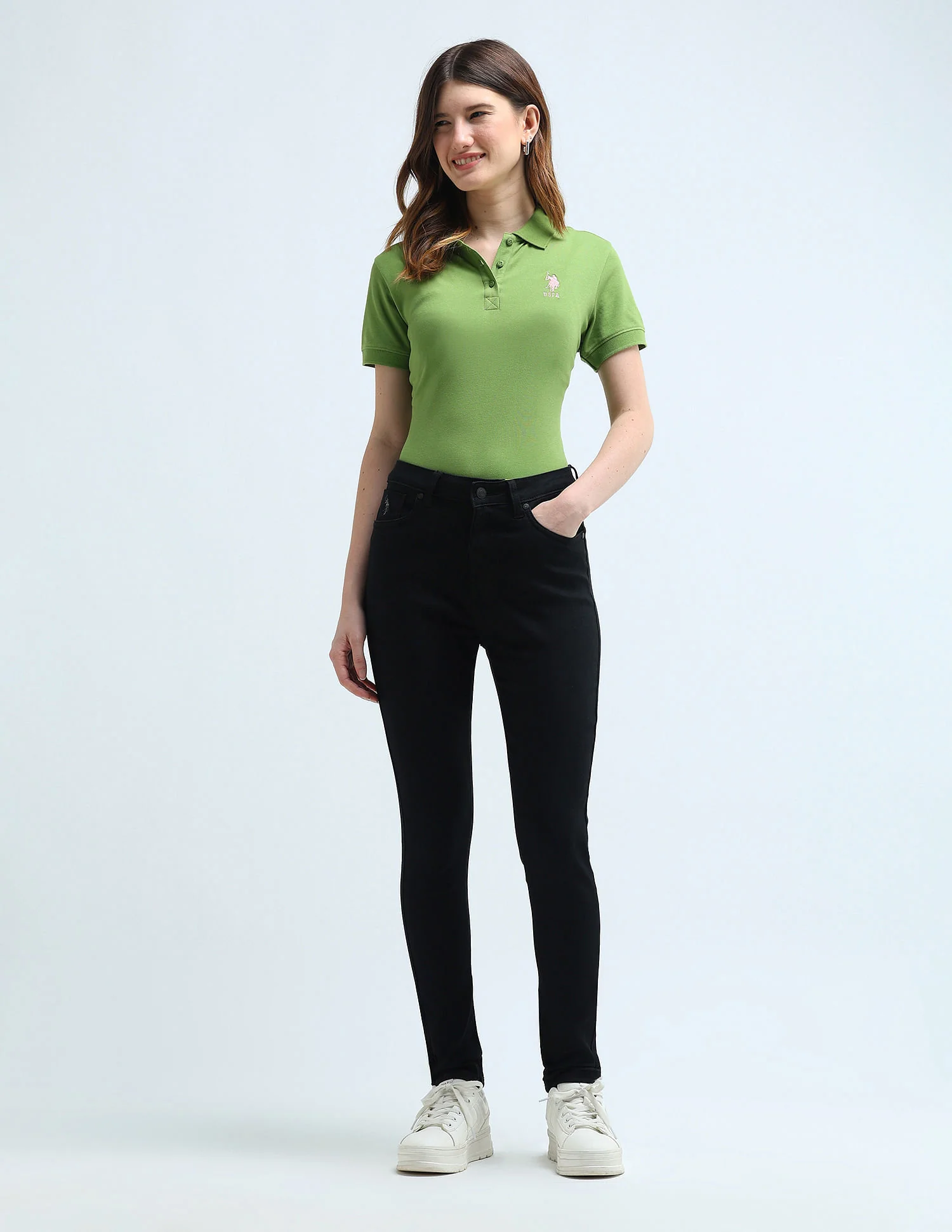High Rise Super Skinny Fit Jeans - Image 3