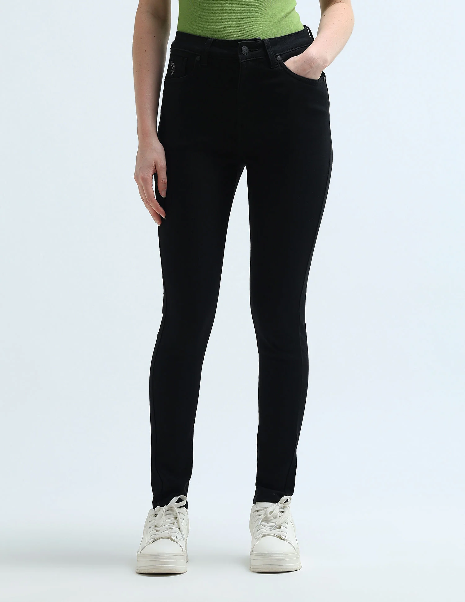 High Rise Super Skinny Fit Jeans - Image 6