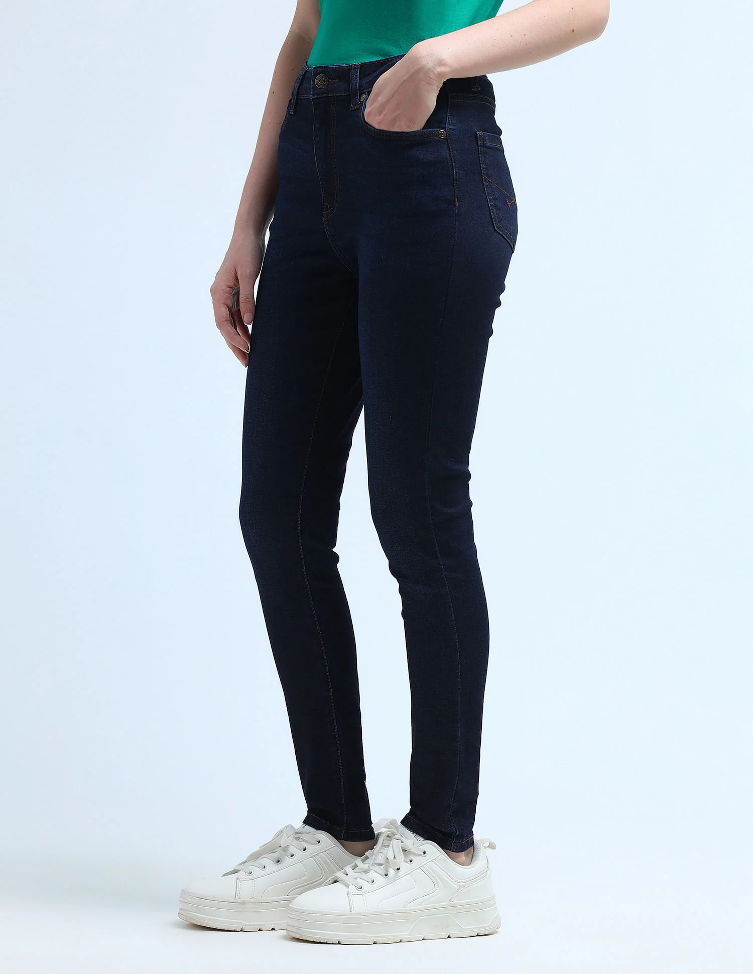 High Rise Super Skinny Fit Jeans - Image 4
