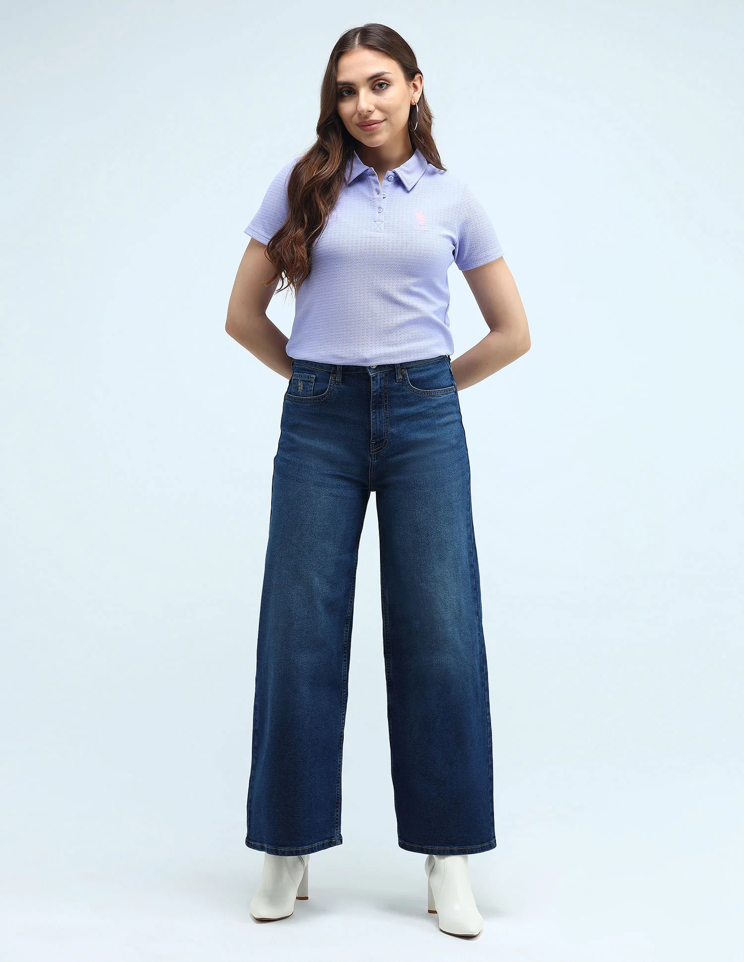 High Rise Ultra Wide Leg Jeans - Image 3