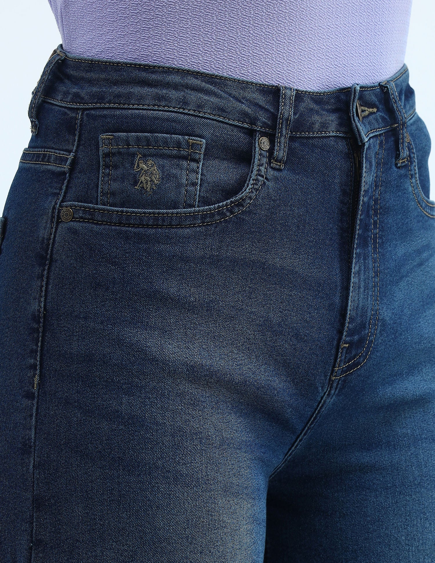 High Rise Ultra Wide Leg Jeans - Image 8