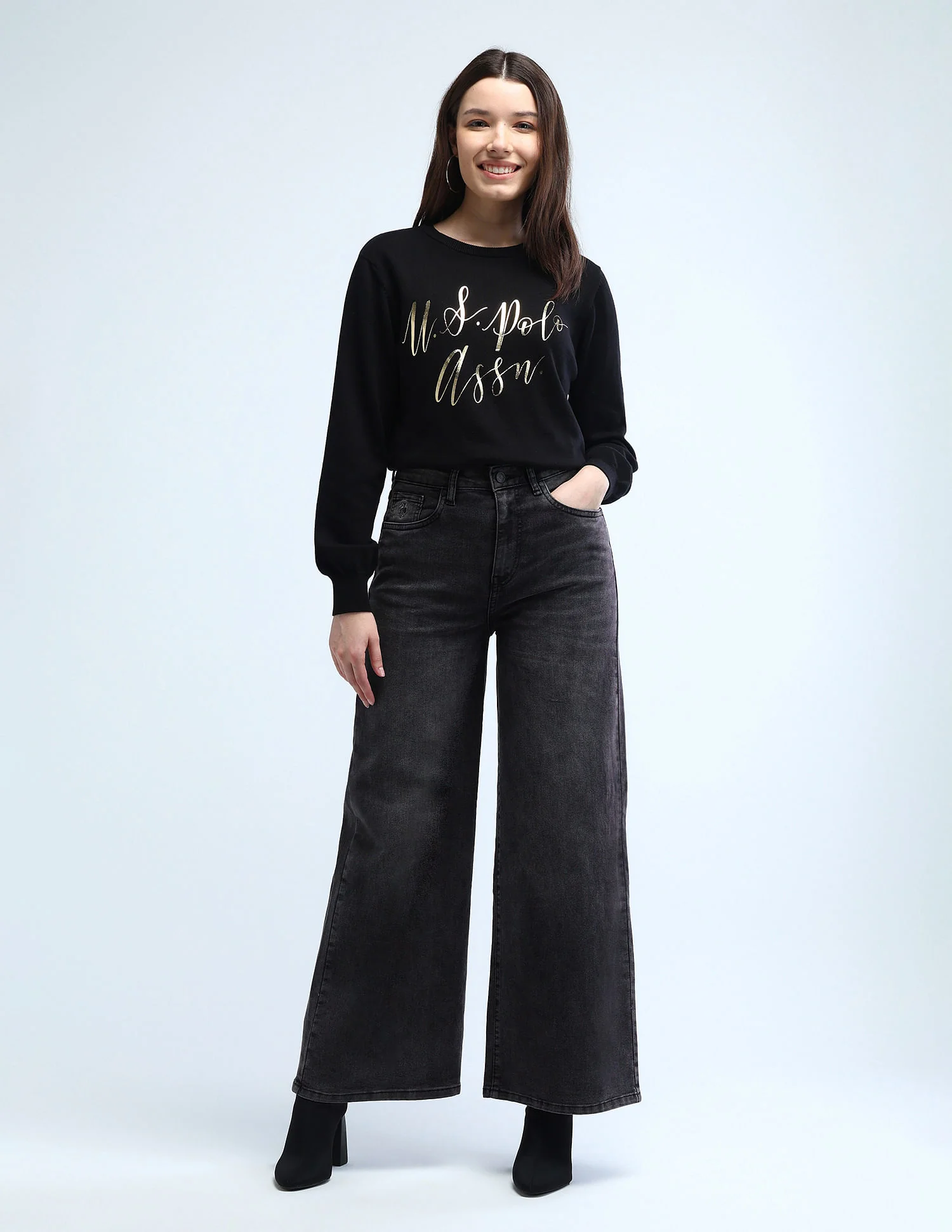 High Rise Ultra Wideleg Jeans - Image 3