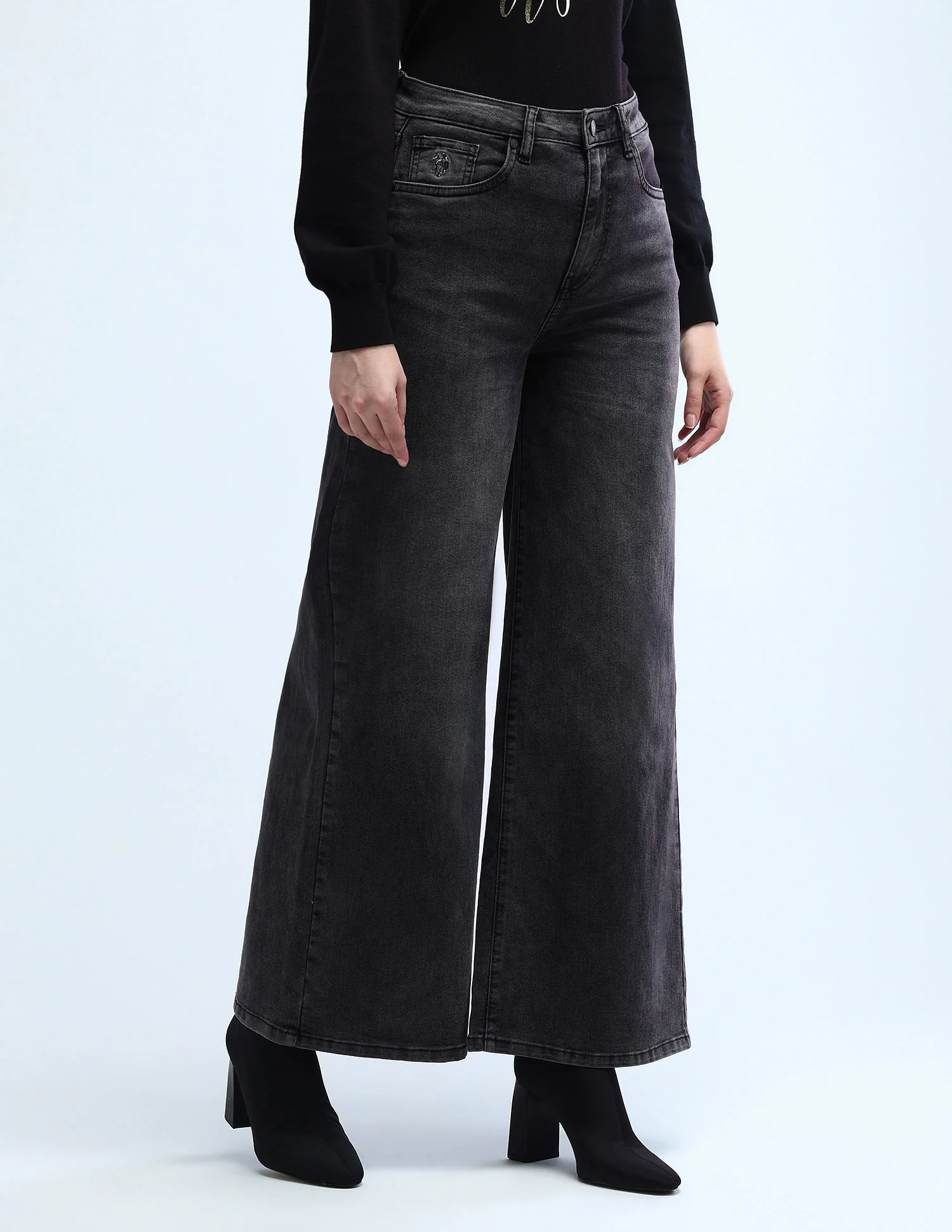 High Rise Ultra Wideleg Jeans - Image 4
