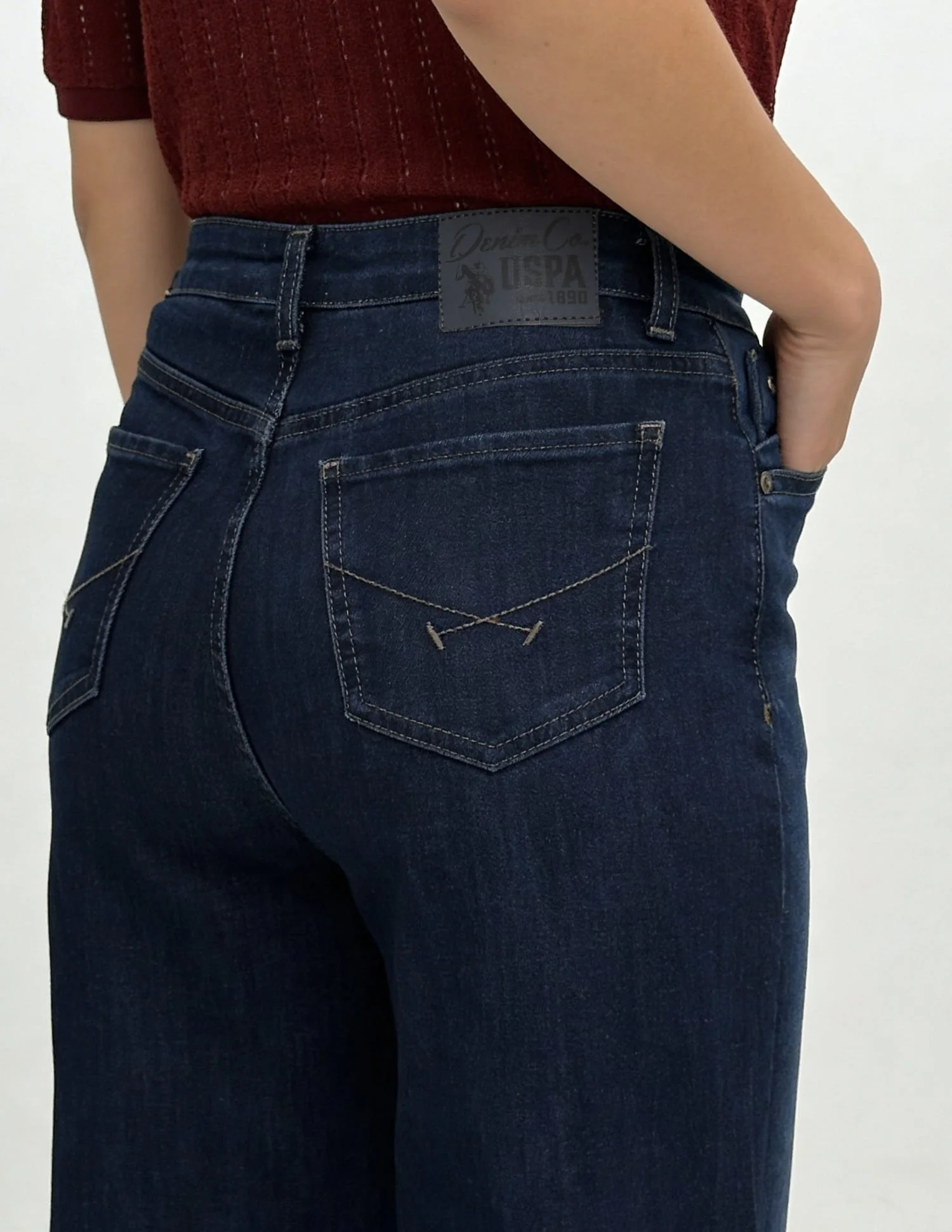 High Rise Wide Leg Fit Jeans - Image 7