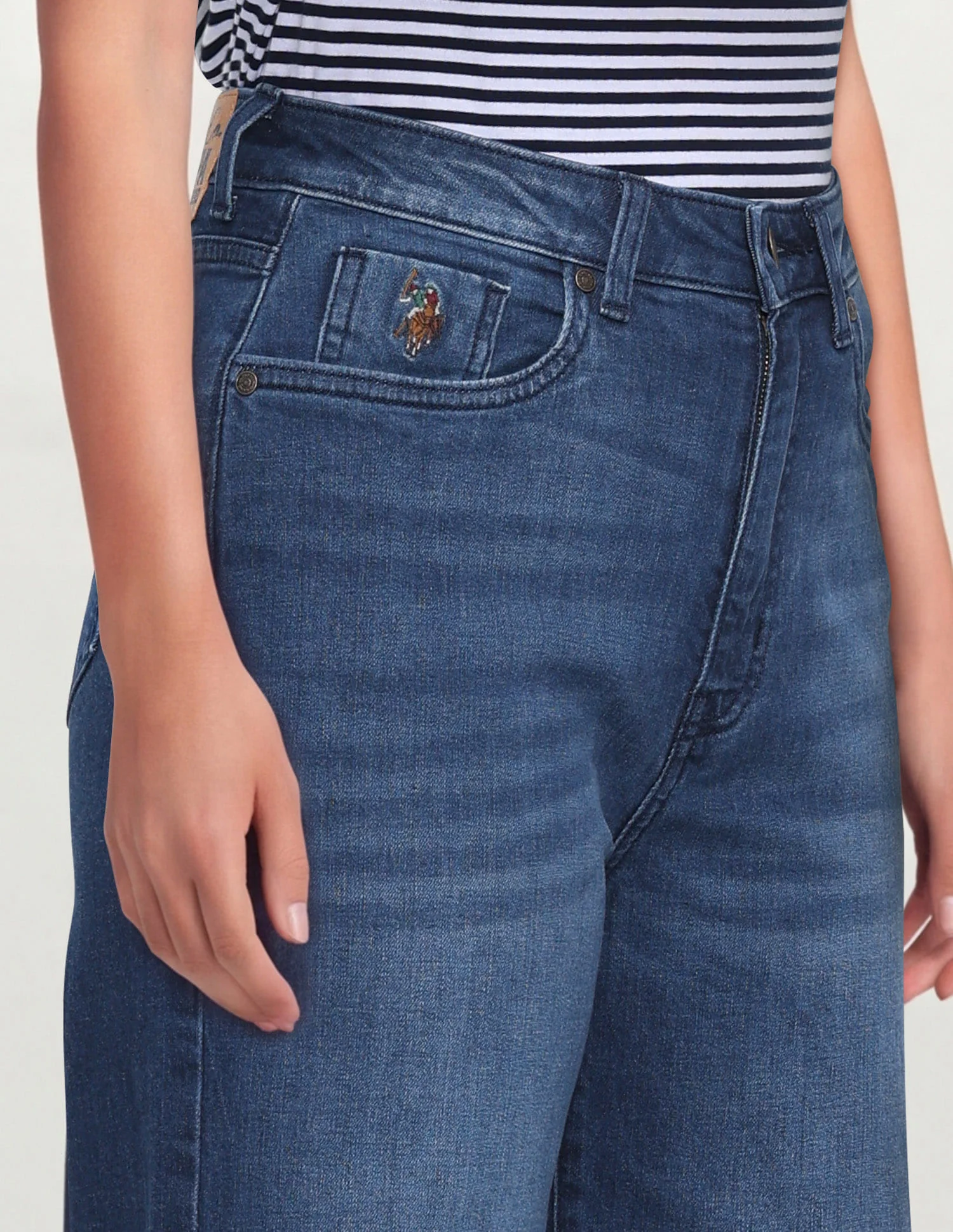 High Rise Wide Leg Fit Jeans - Image 6