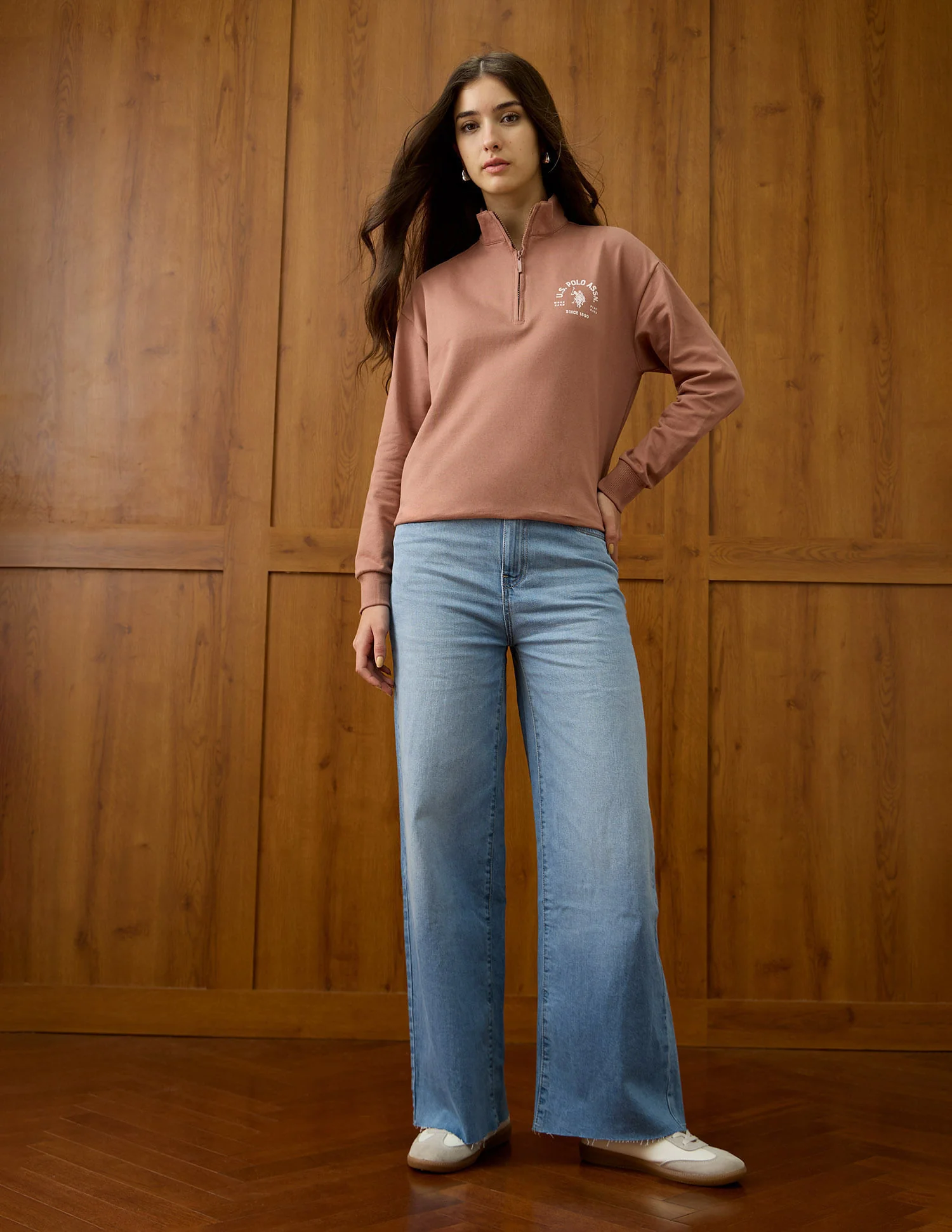 High Rise Wide Leg Fit Jeans - Image 3