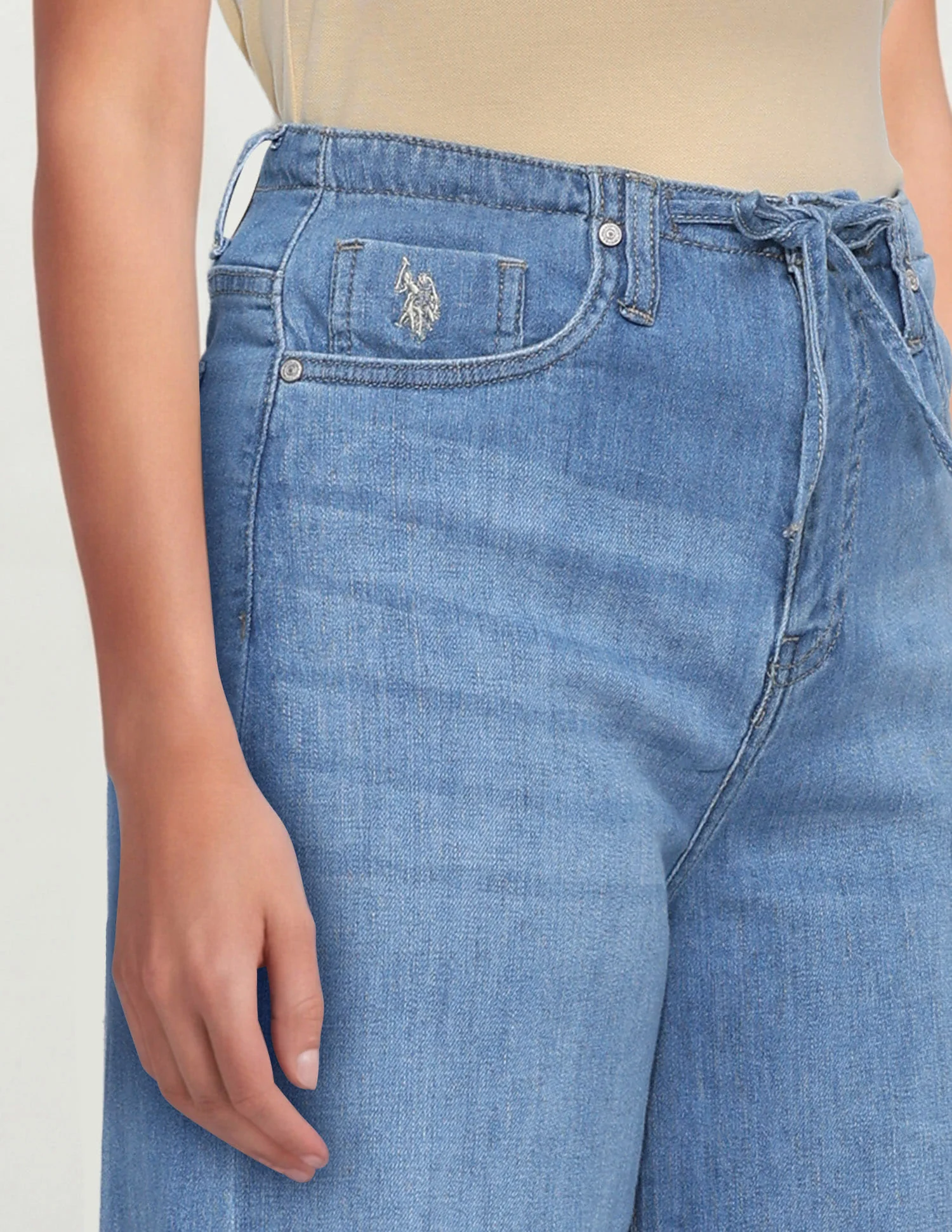 High Rise Wide Leg Fit Jeans - Image 6